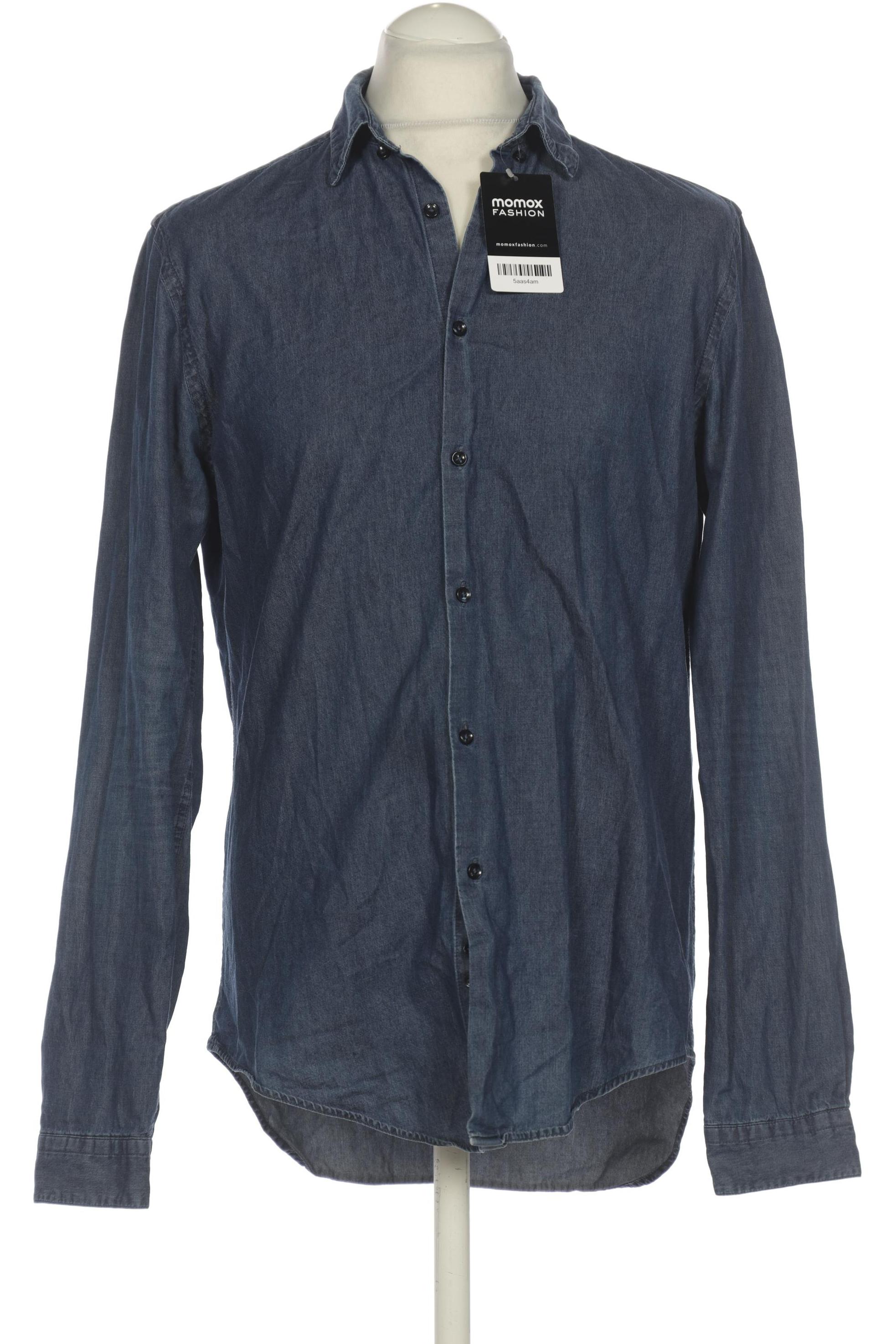 

ZARA Herren Hemd, marineblau