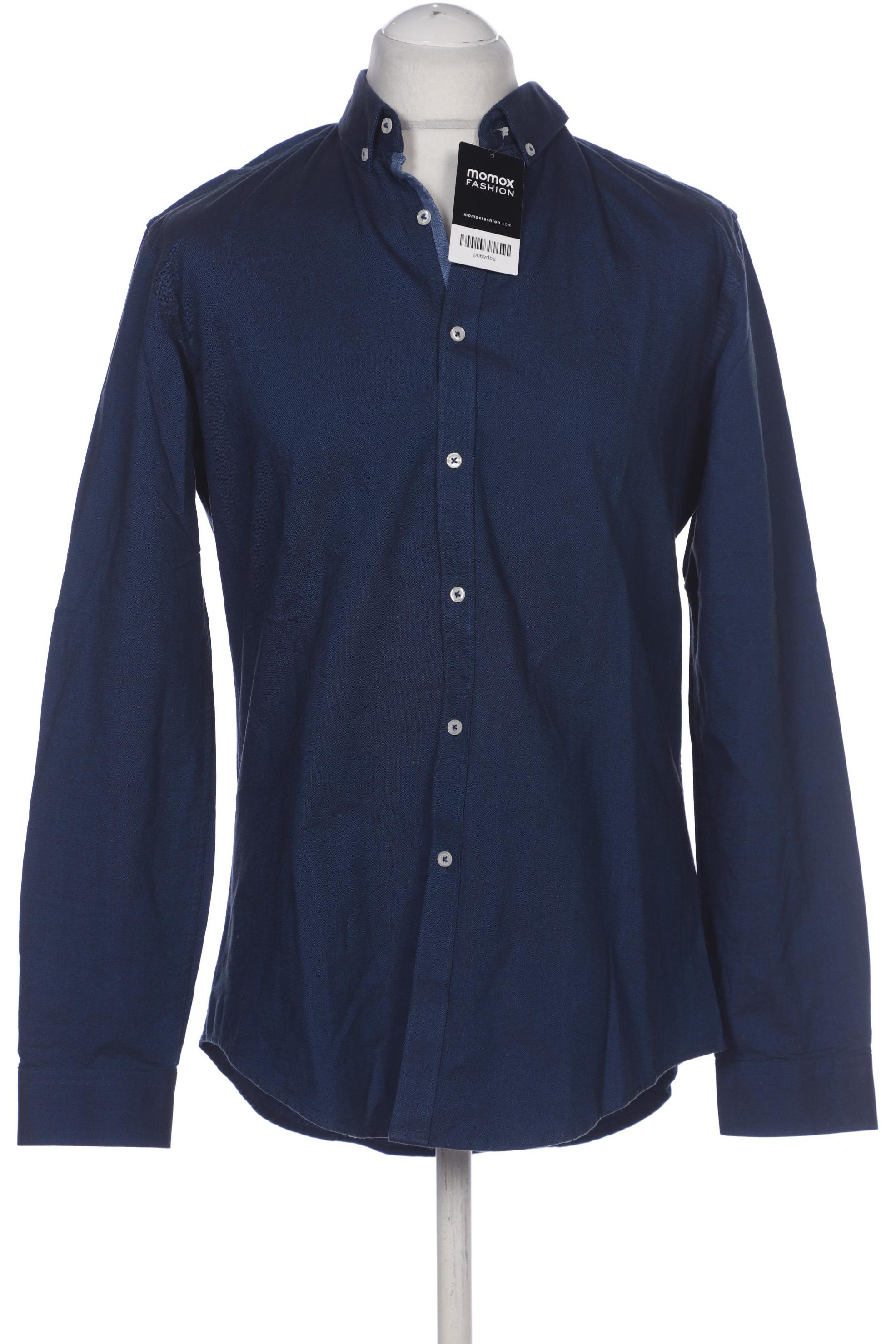 

Zara Herren Hemd, marineblau, Gr. 52