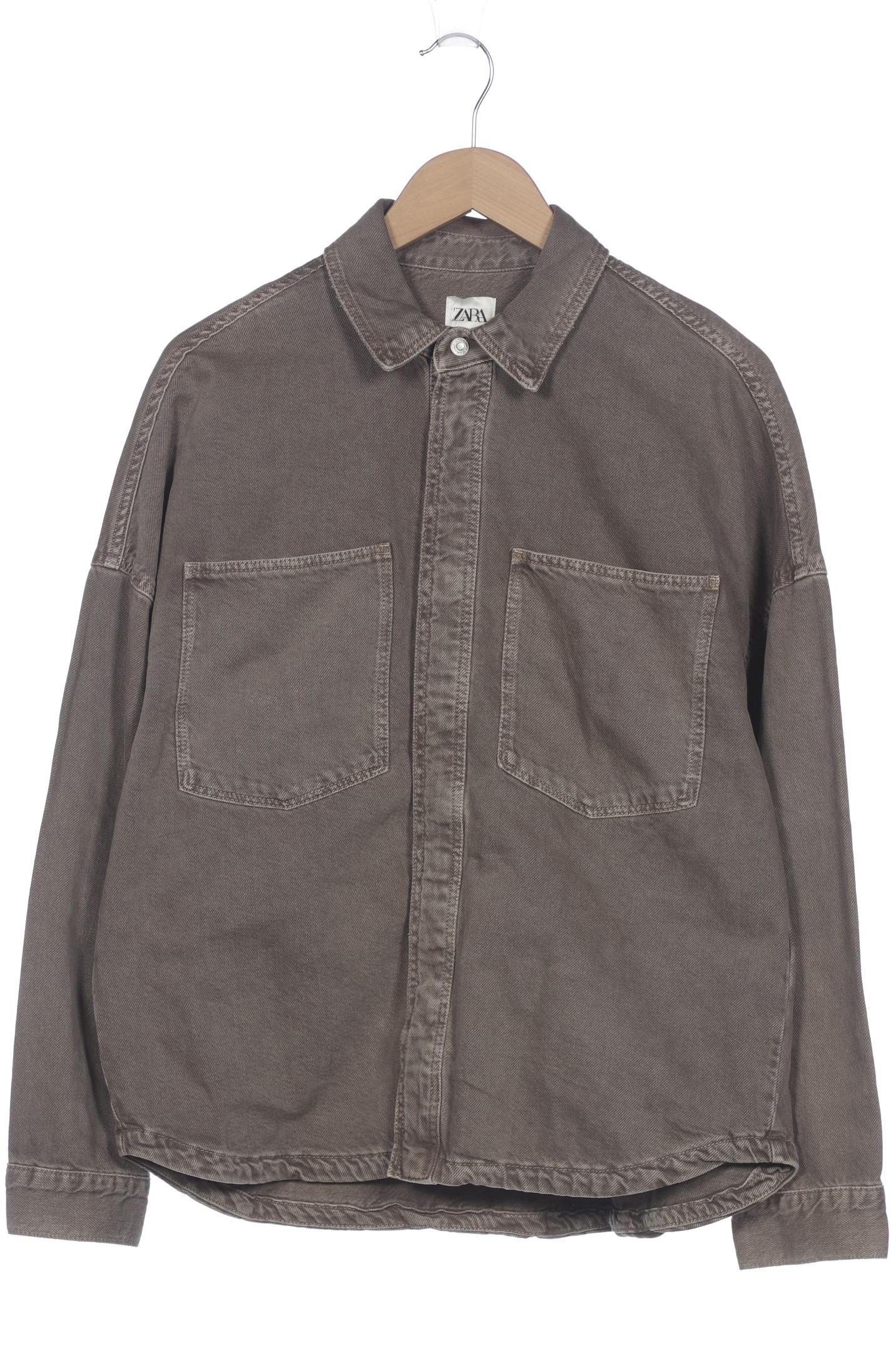

Zara Herren Hemd, beige, Gr. 46