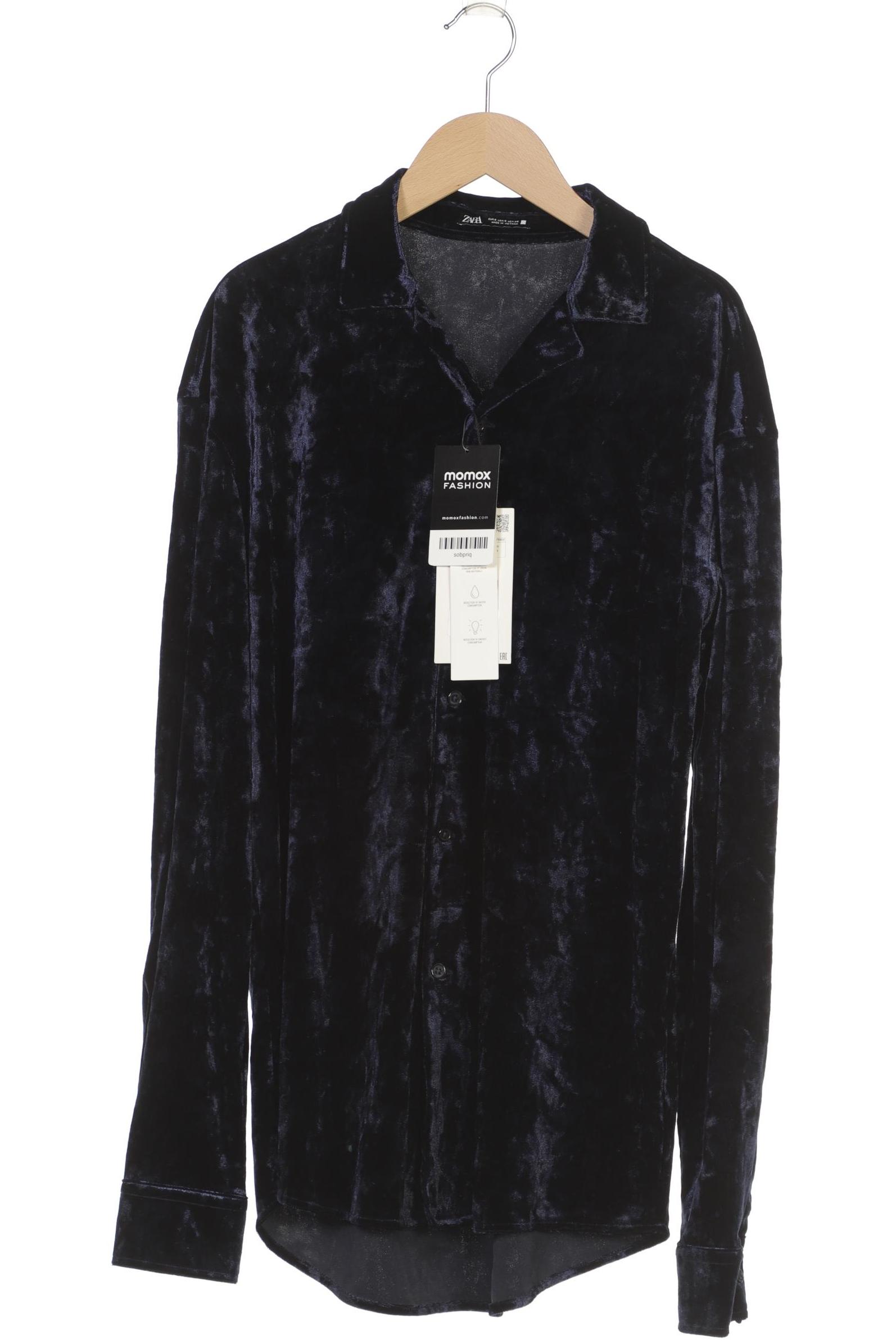 

Zara Herren Hemd, marineblau, Gr. 46