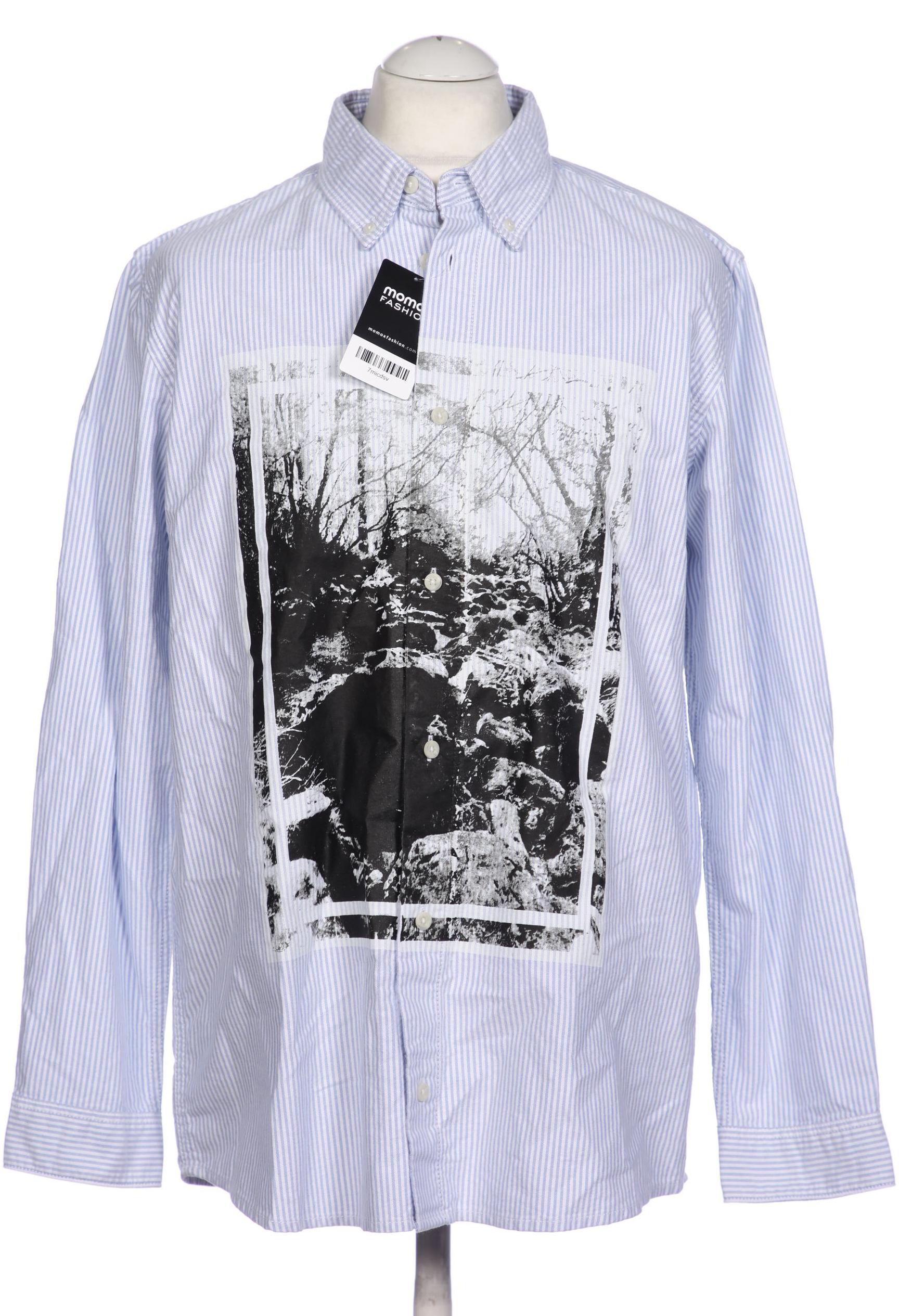 

ZARA Herren Hemd, hellblau