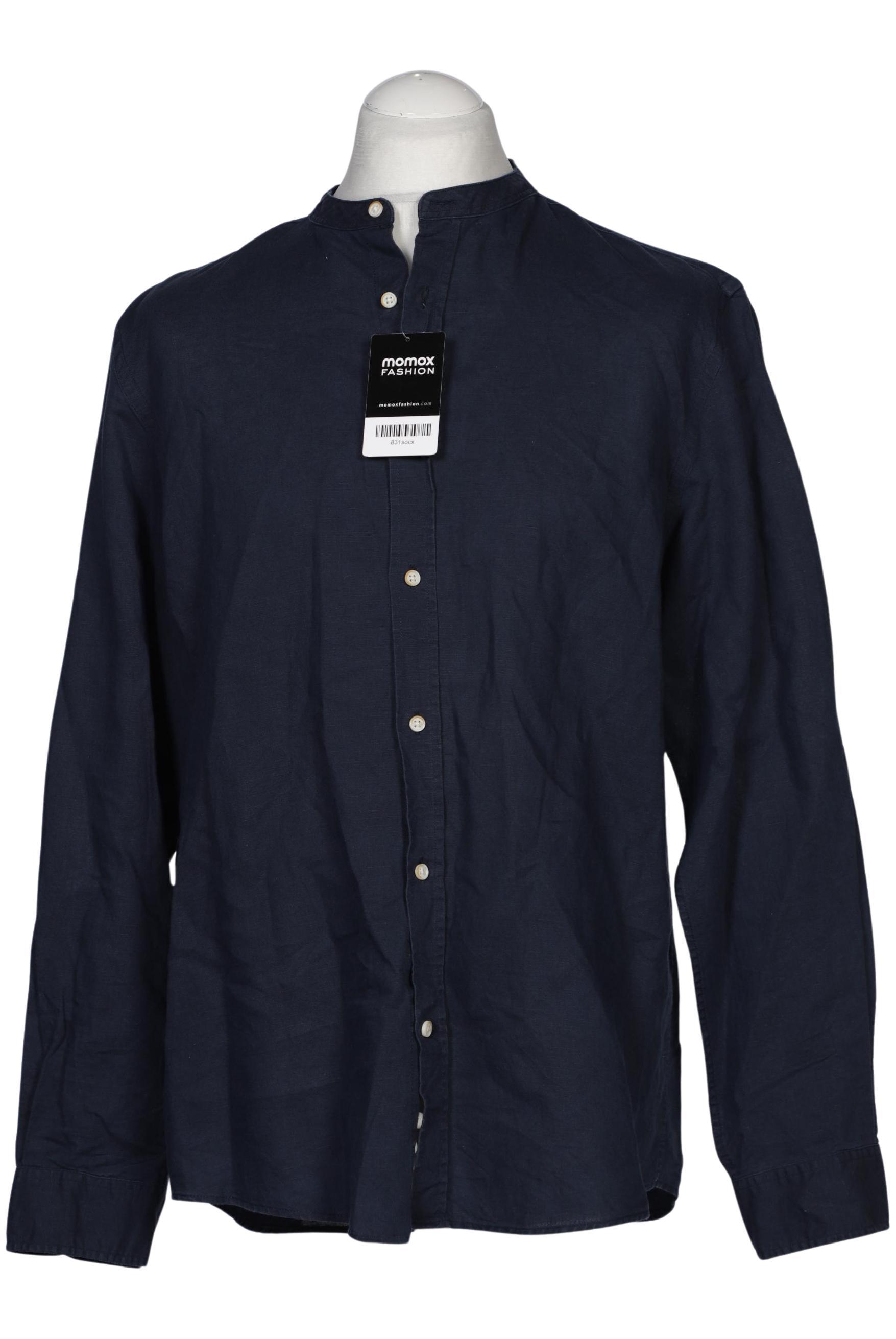 

Zara Herren Hemd, marineblau, Gr. 52