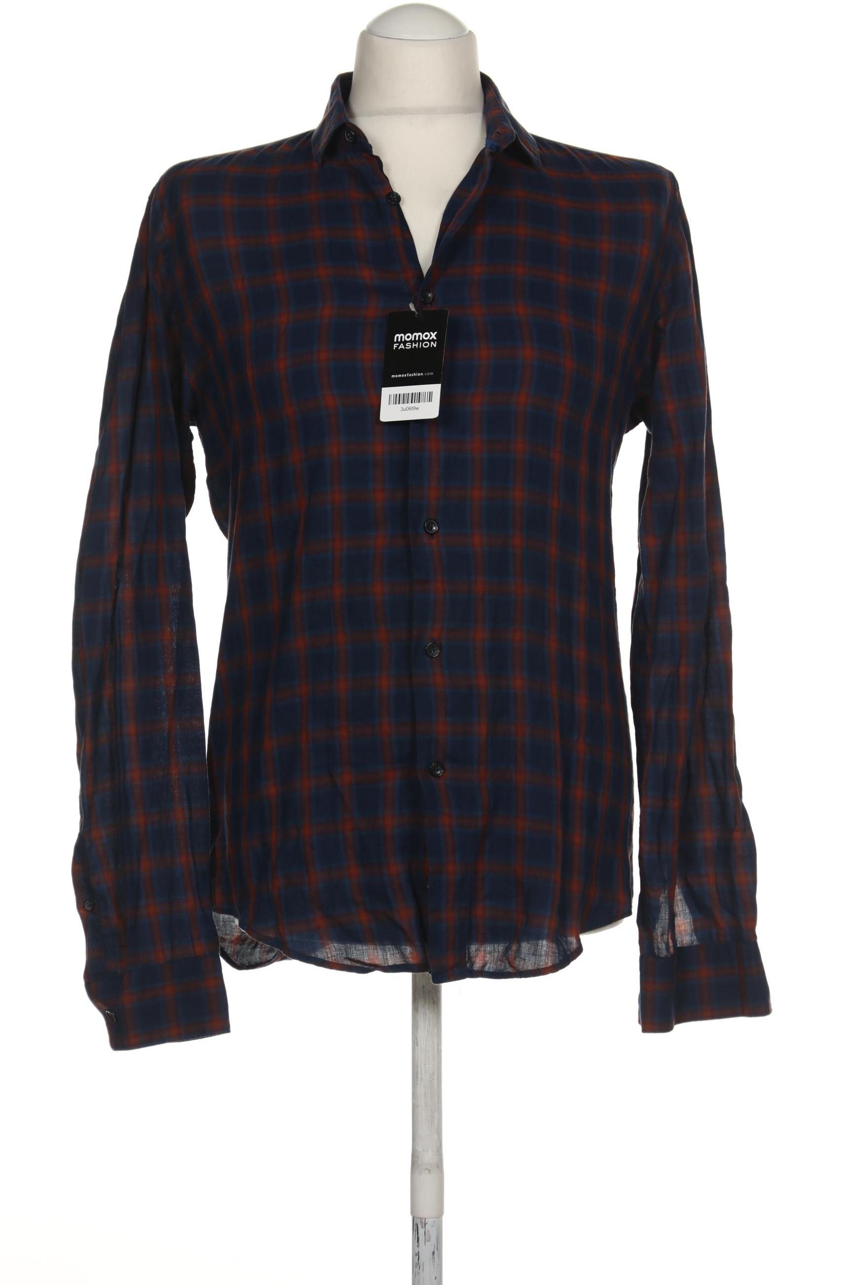 

Zara Herren Hemd, marineblau, Gr. 48