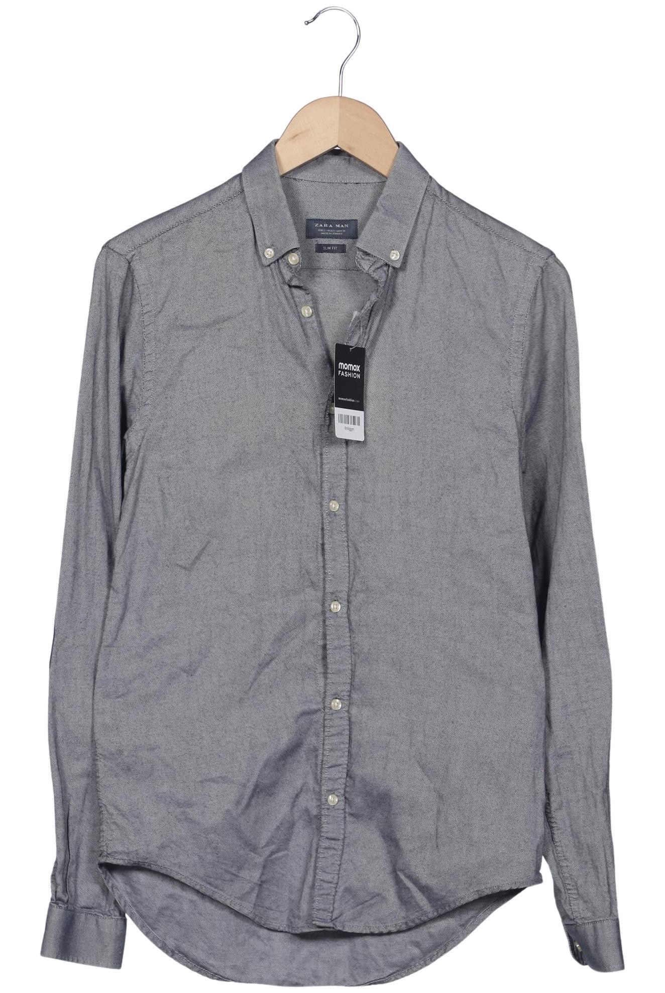 

Zara Herren Hemd, marineblau, Gr. 46