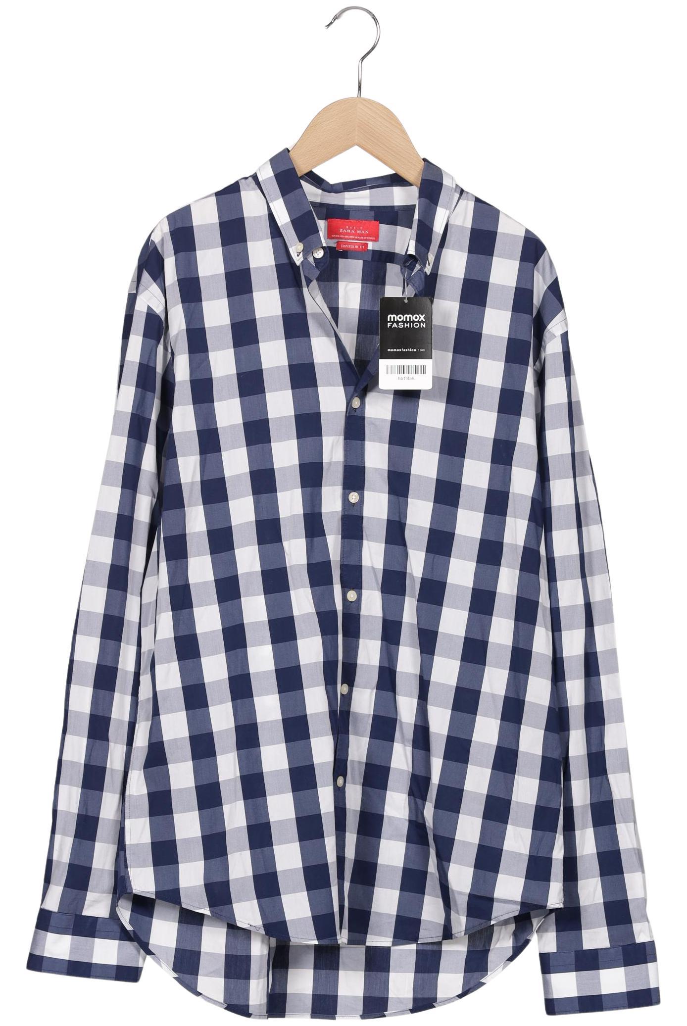 

Zara Herren Hemd, marineblau, Gr. 56