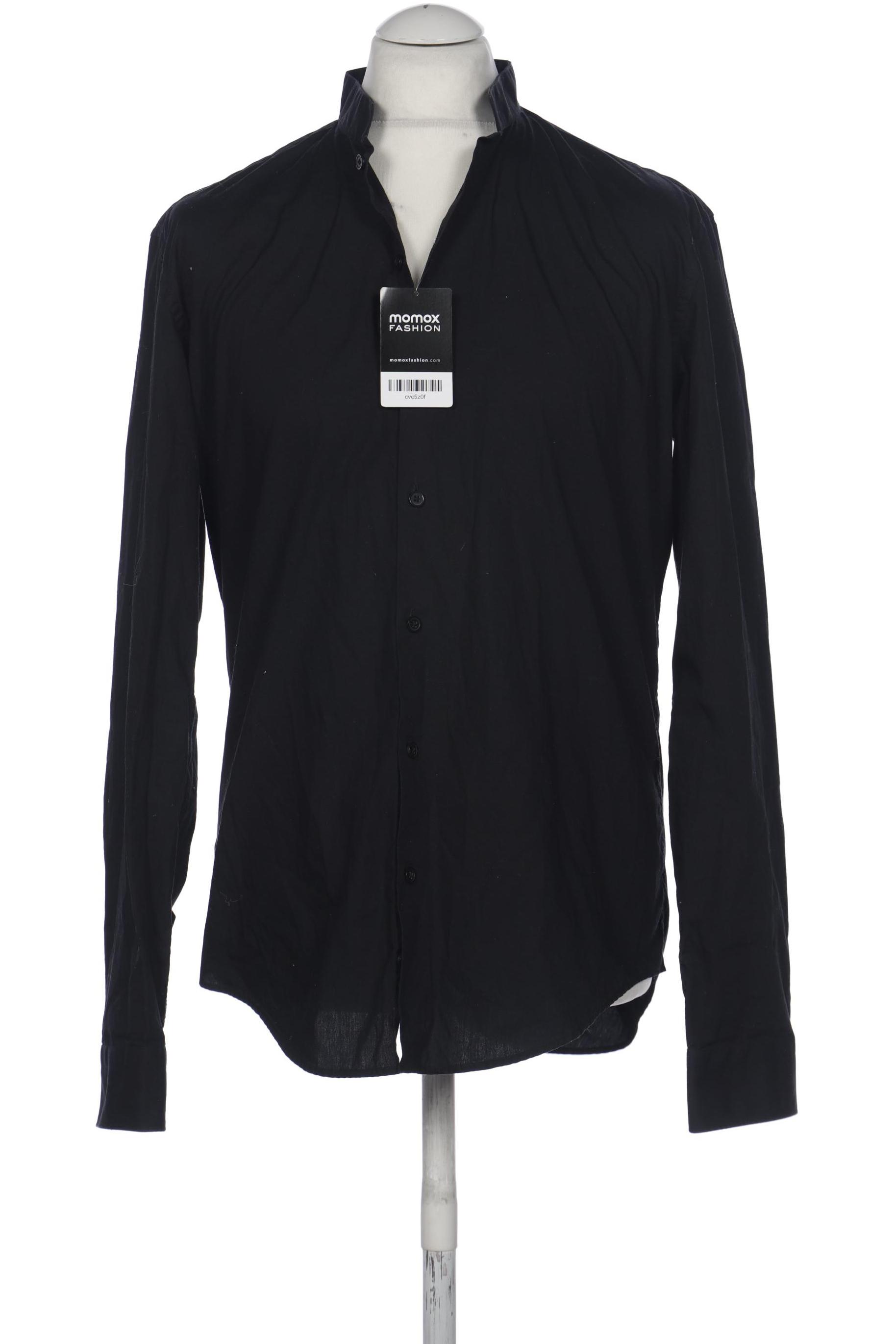 

ZARA Herren Hemd, schwarz