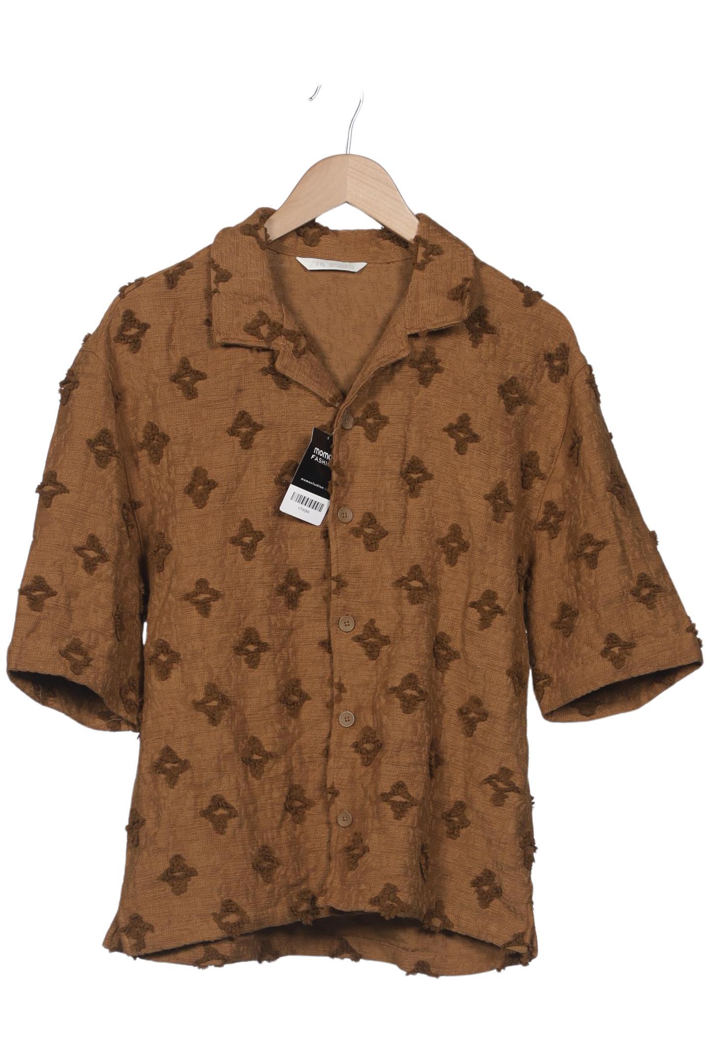 

Zara Herren Hemd, braun, Gr. 46