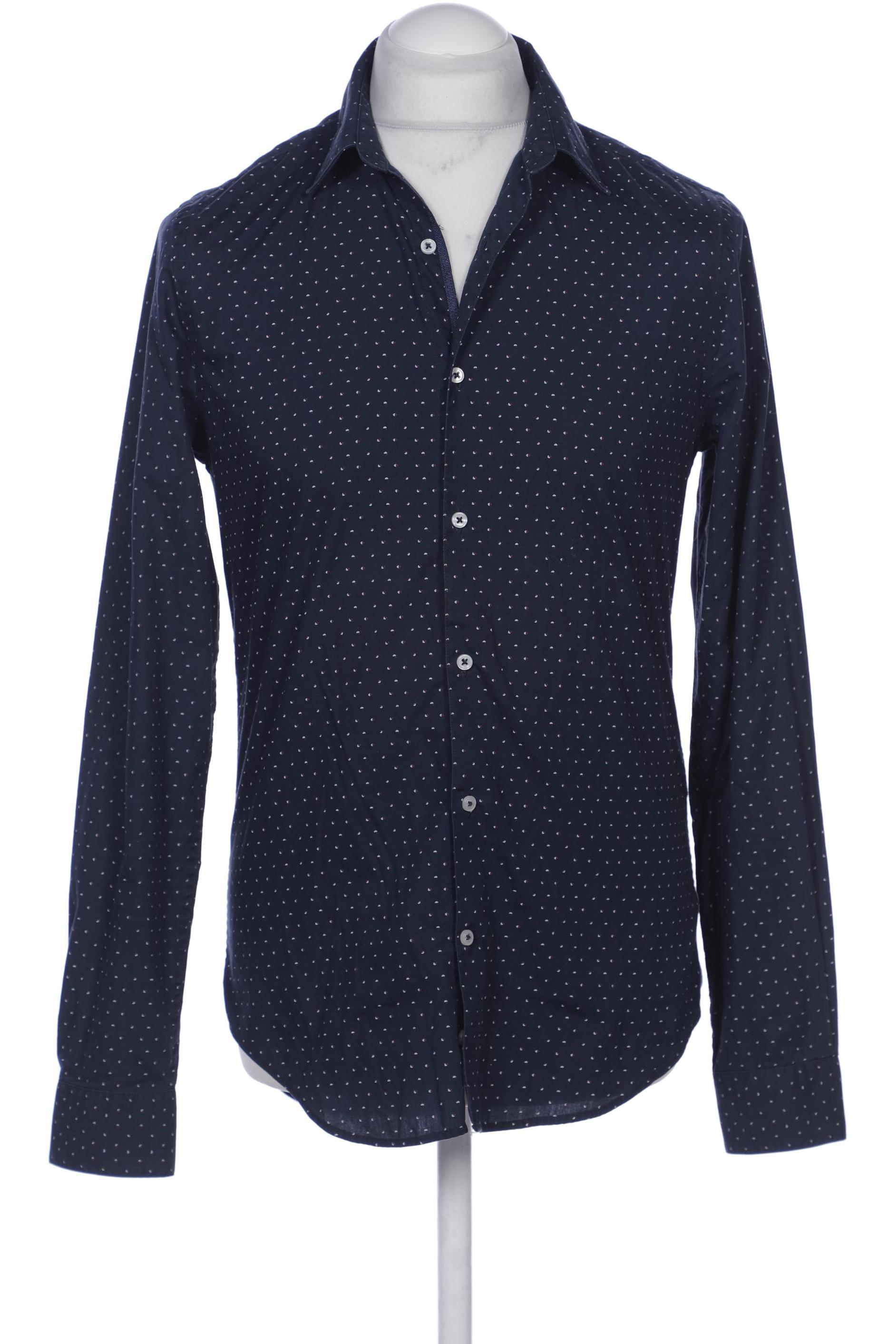 

Zara Herren Hemd, marineblau, Gr. 48