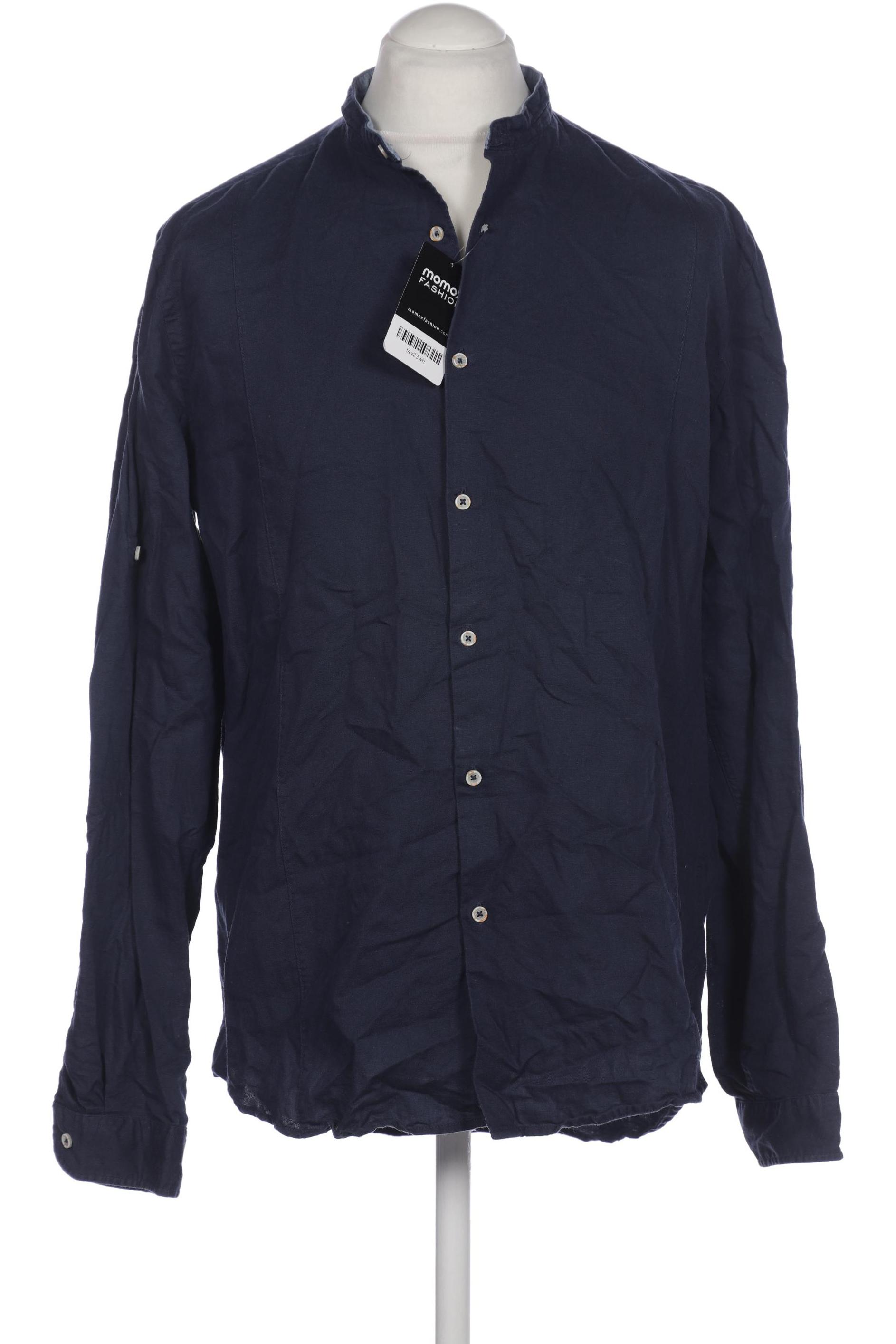 

Zara Herren Hemd, marineblau, Gr. 52
