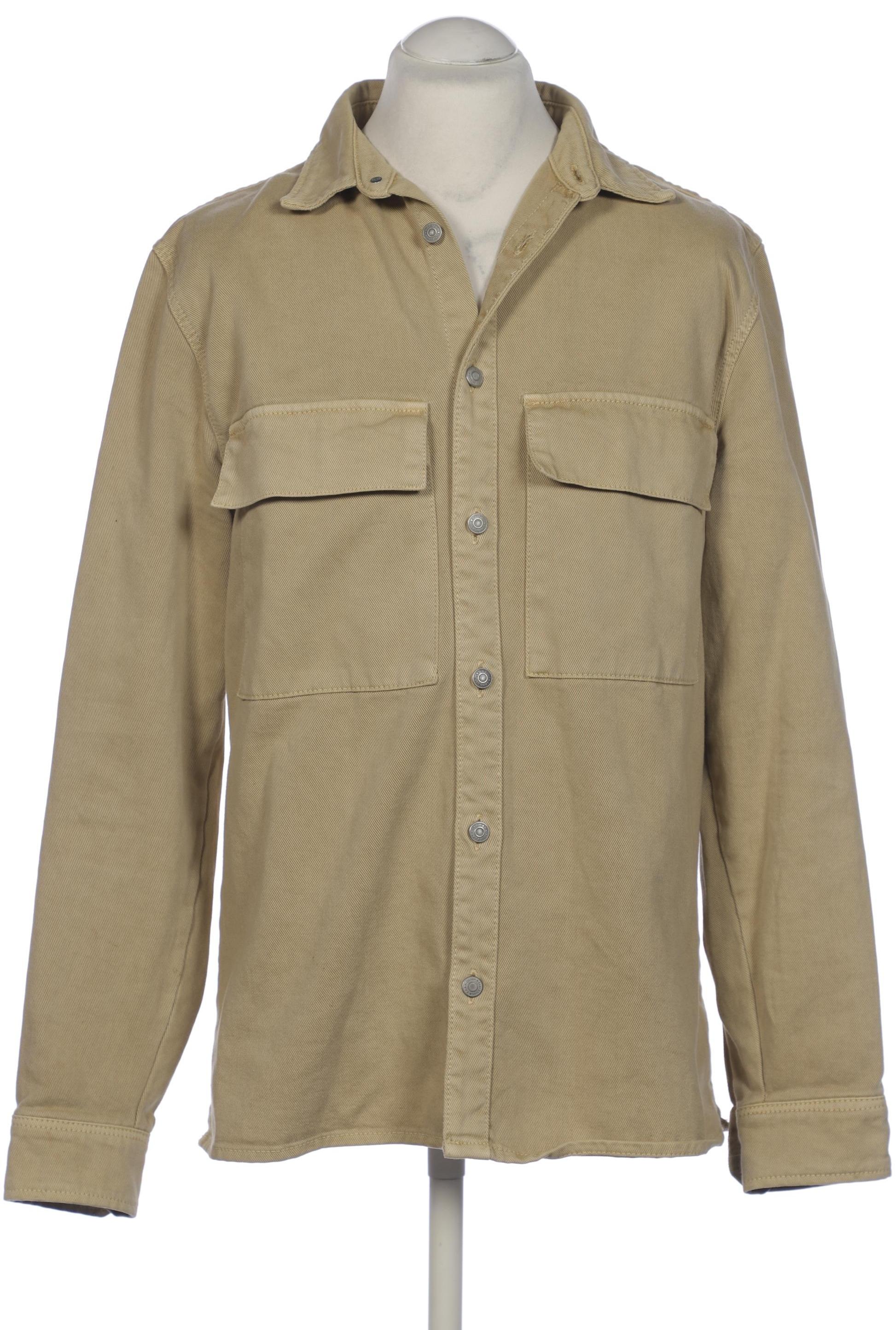 

Zara Herren Hemd, beige, Gr. 52