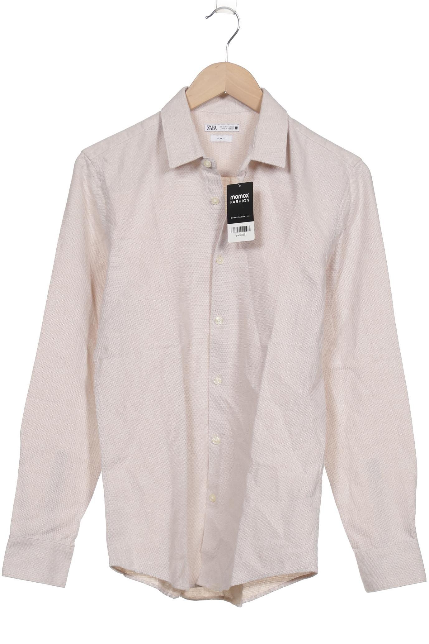 

Zara Herren Hemd, beige, Gr. 46