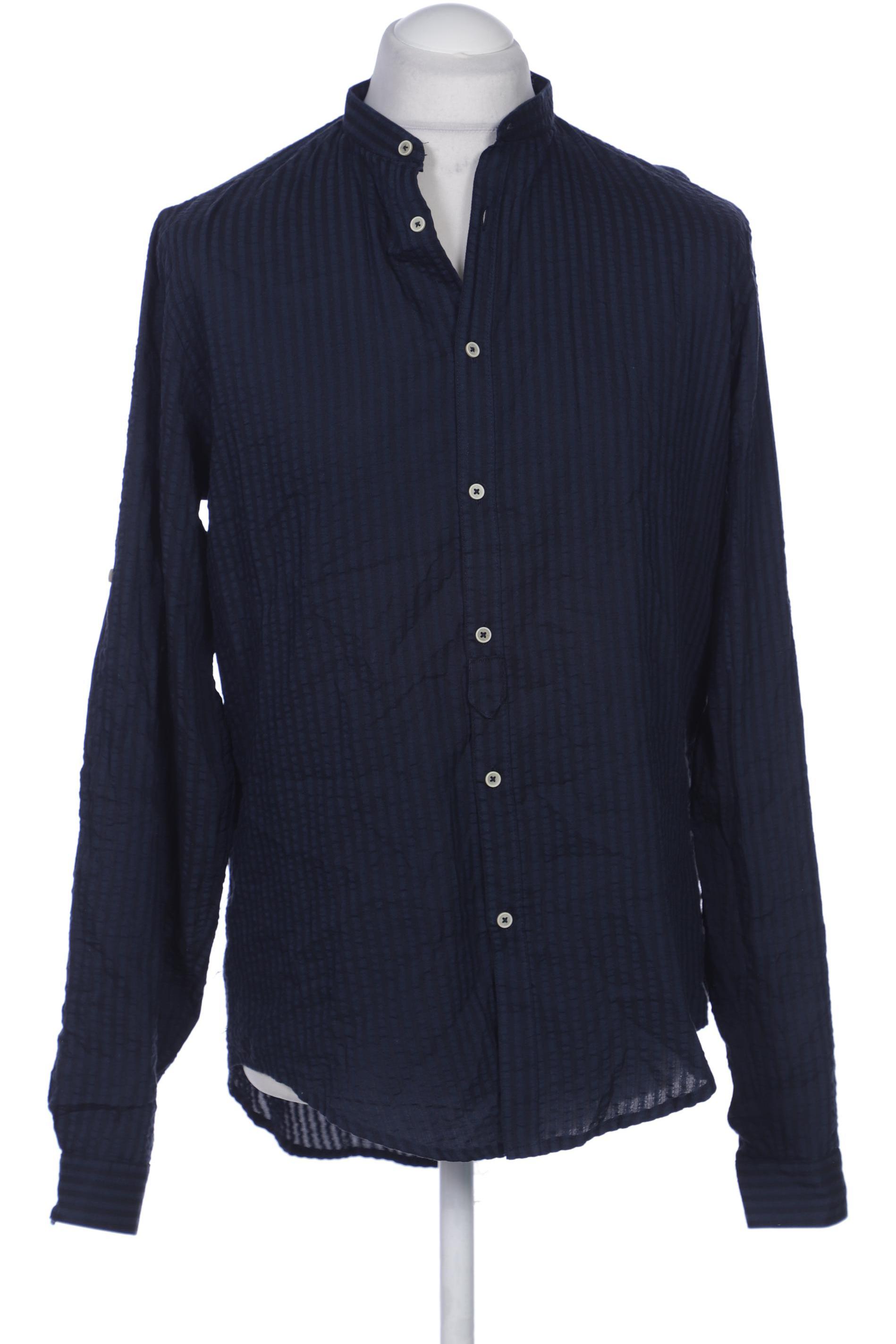 

Zara Herren Hemd, marineblau, Gr. 48