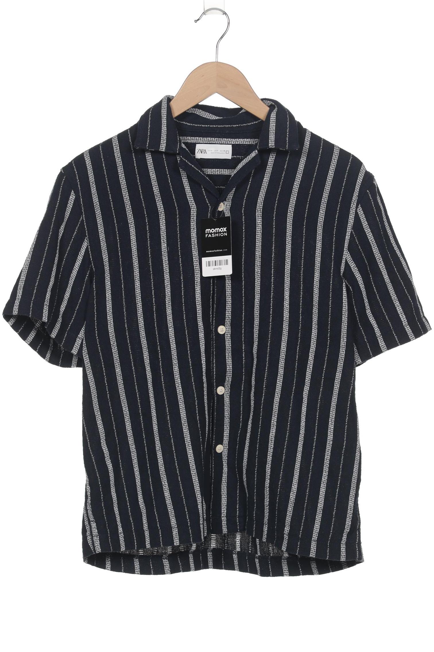 

Zara Herren Hemd, marineblau, Gr. 46
