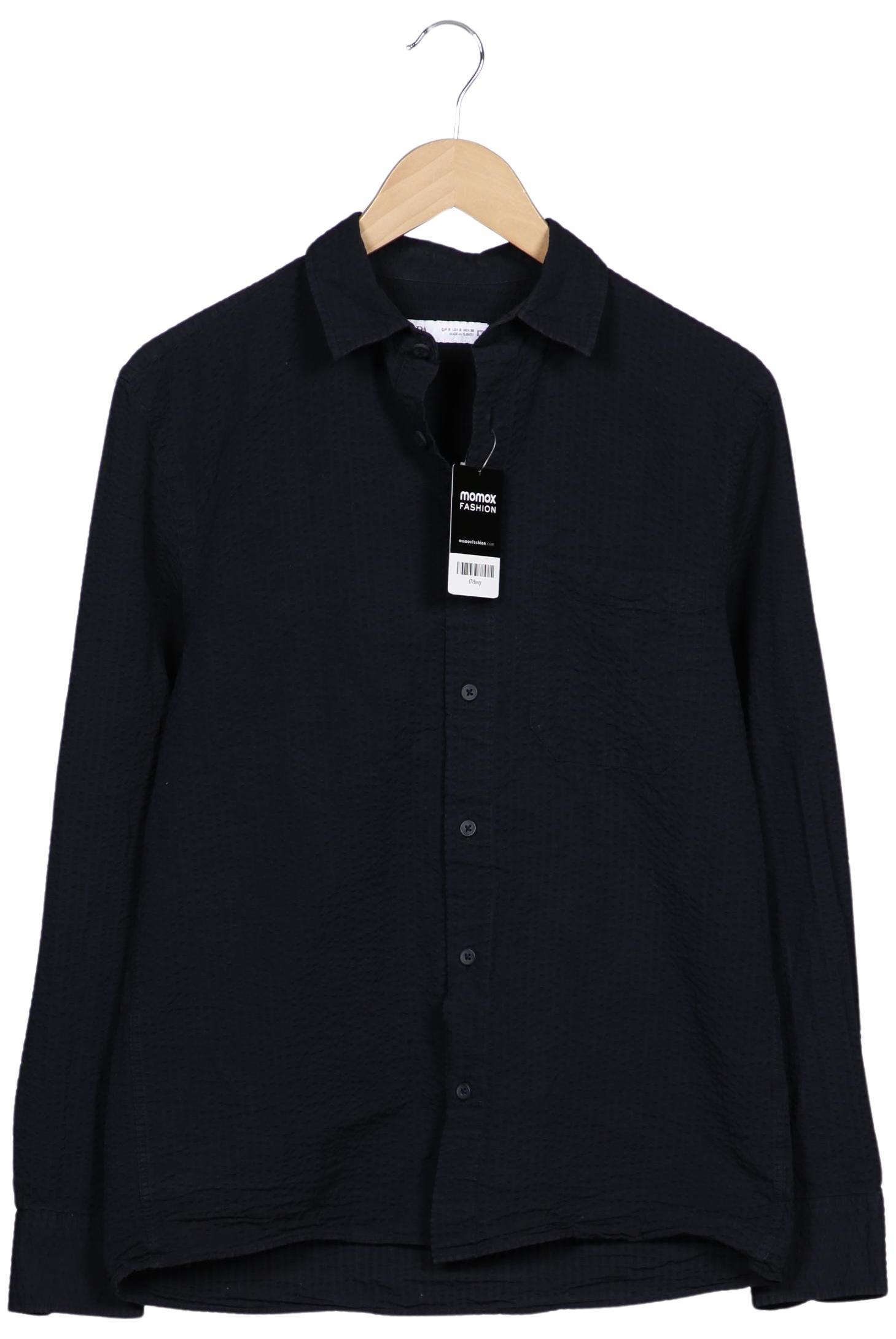 

Zara Herren Hemd, marineblau, Gr. 46