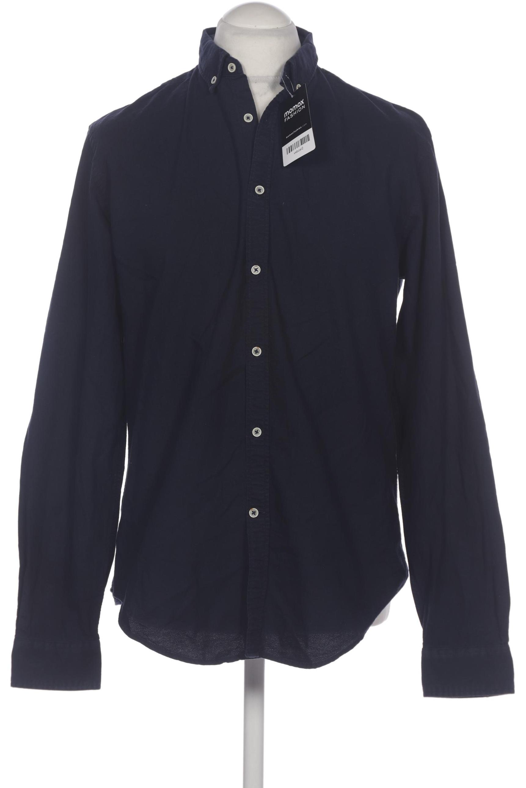 

Zara Herren Hemd, marineblau, Gr. 52