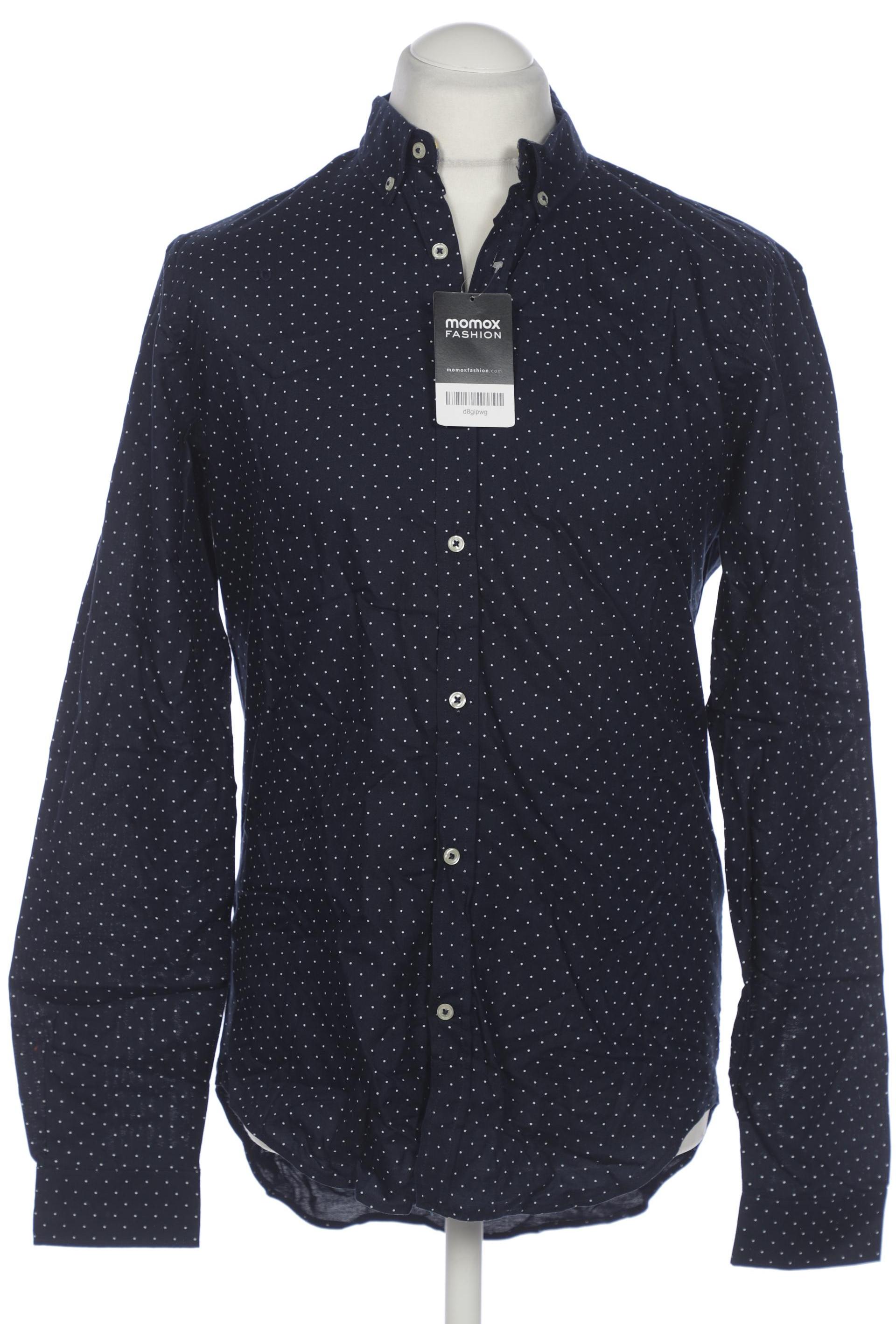 

Zara Herren Hemd, marineblau, Gr. 52