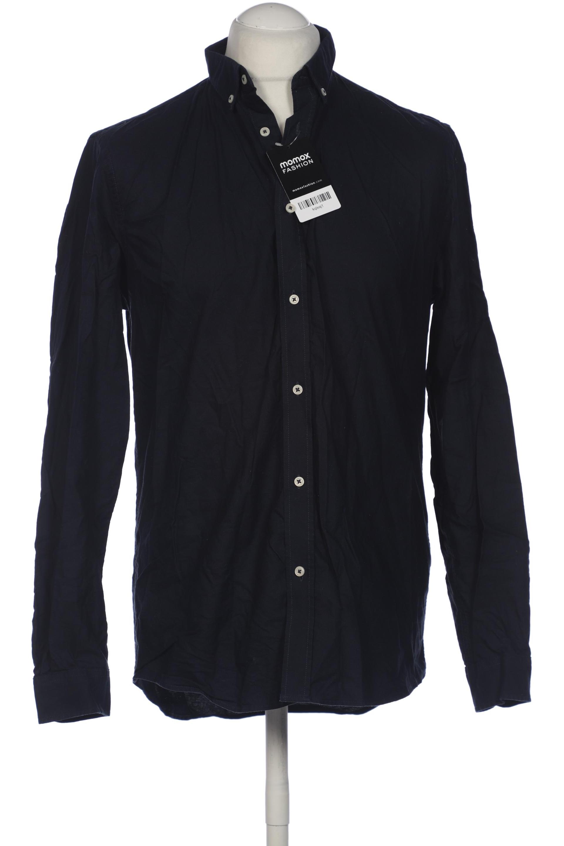 

Zara Herren Hemd, marineblau, Gr. 48