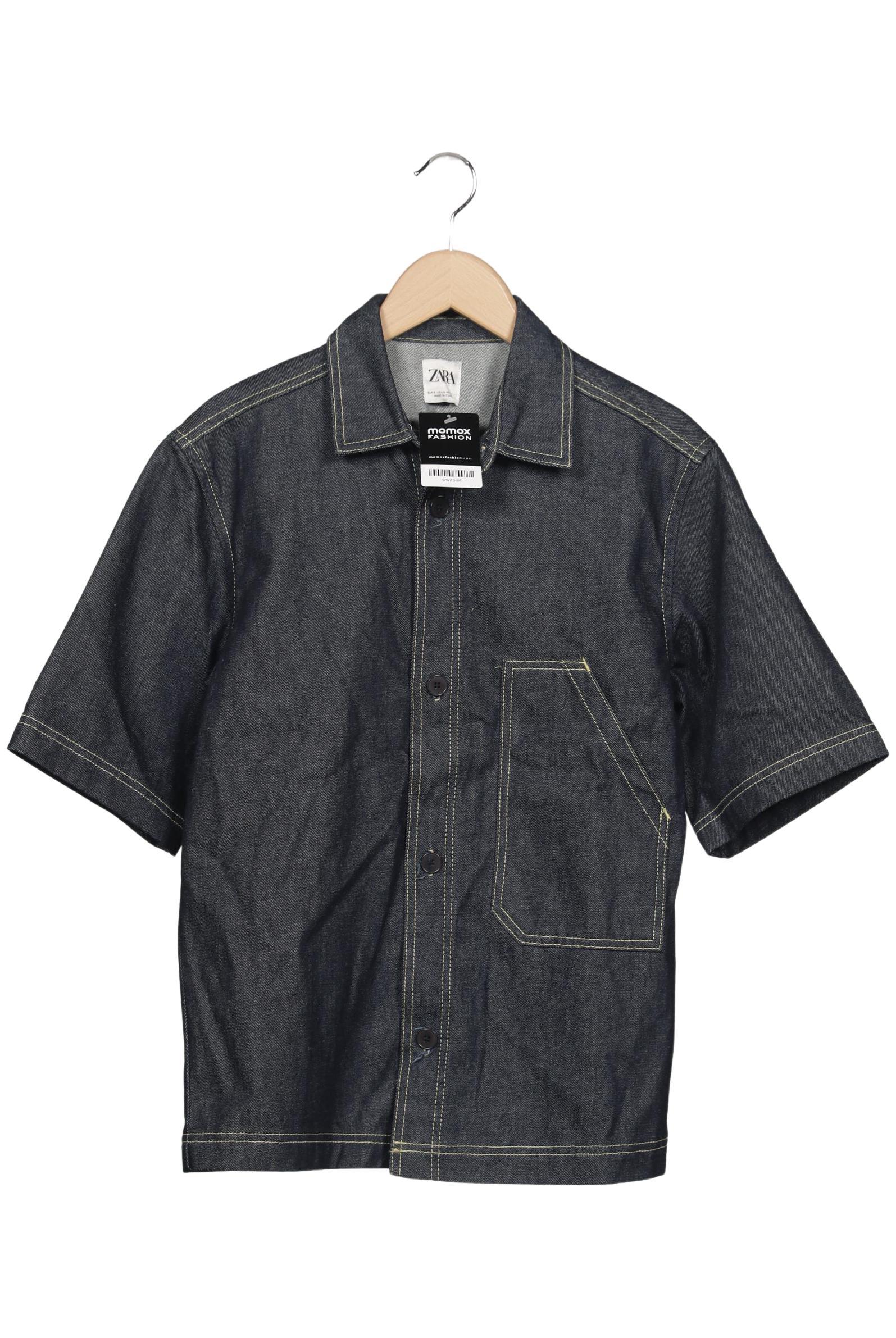 Thumbnail - Zara Herren Hemd, marineblau, Gr. 46