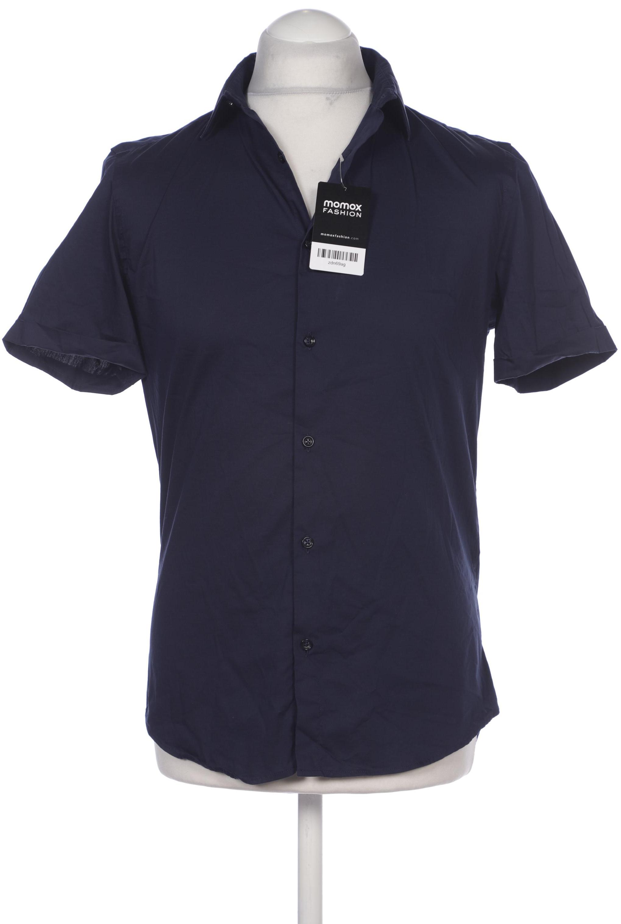 

Zara Herren Hemd, marineblau, Gr. 48