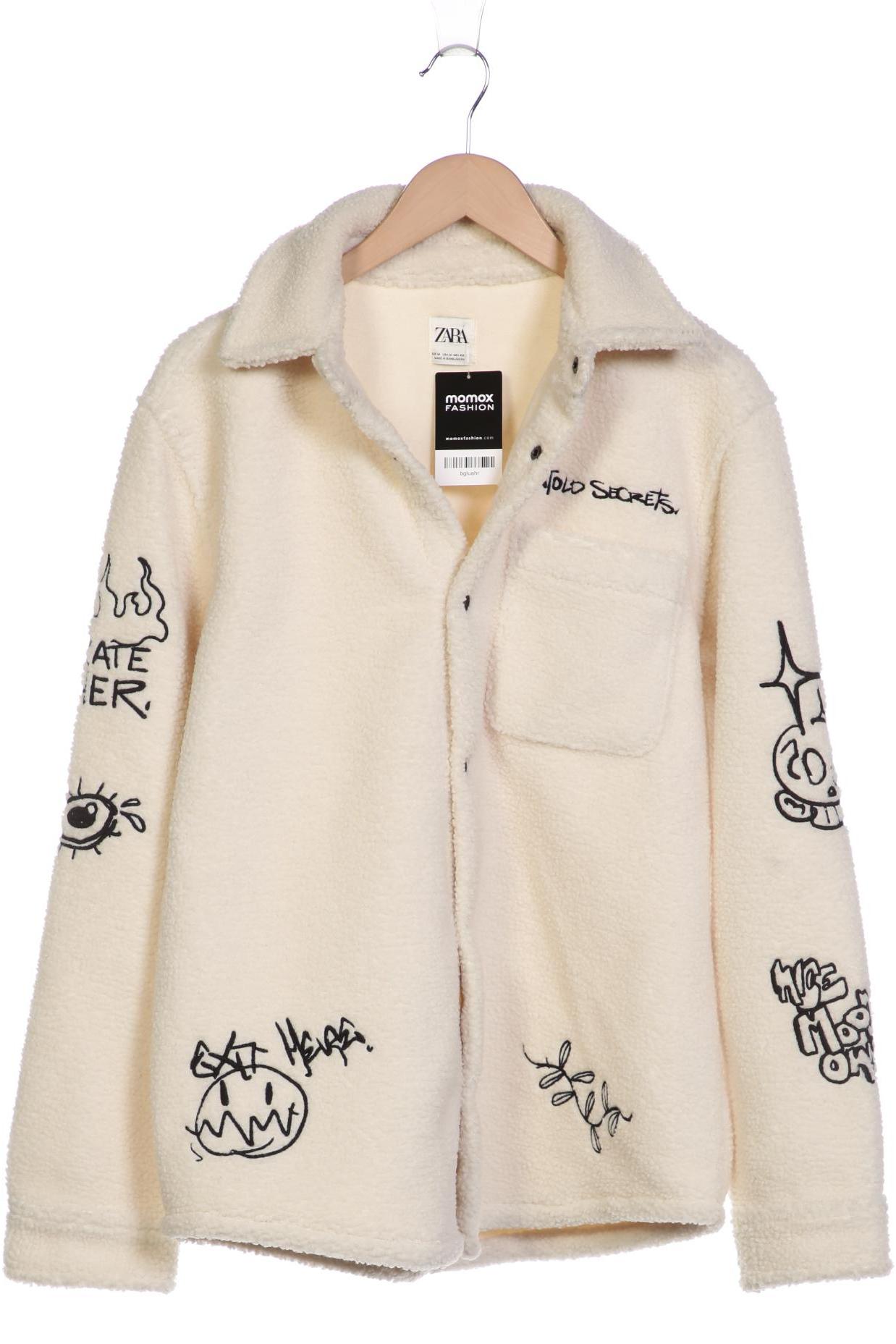 

ZARA Herren Jacke, cremeweiß