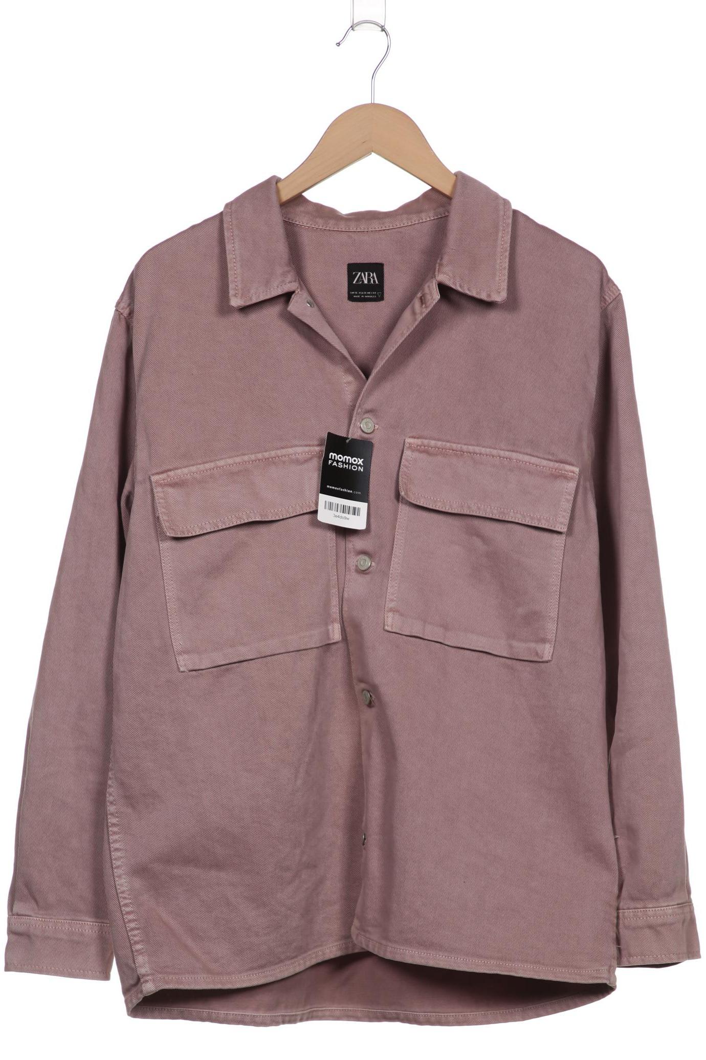 

ZARA Herren Jacke, pink