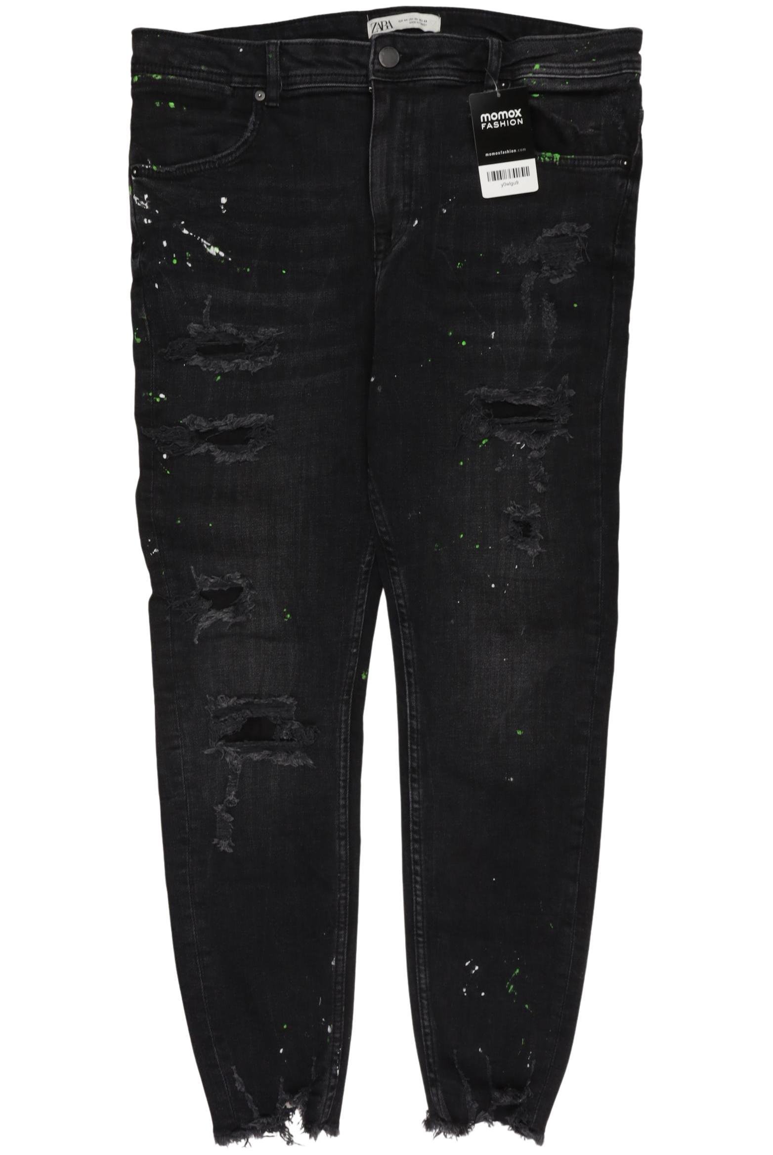 Thumbnail - Zara Herren Jeans, neon, Gr. 44