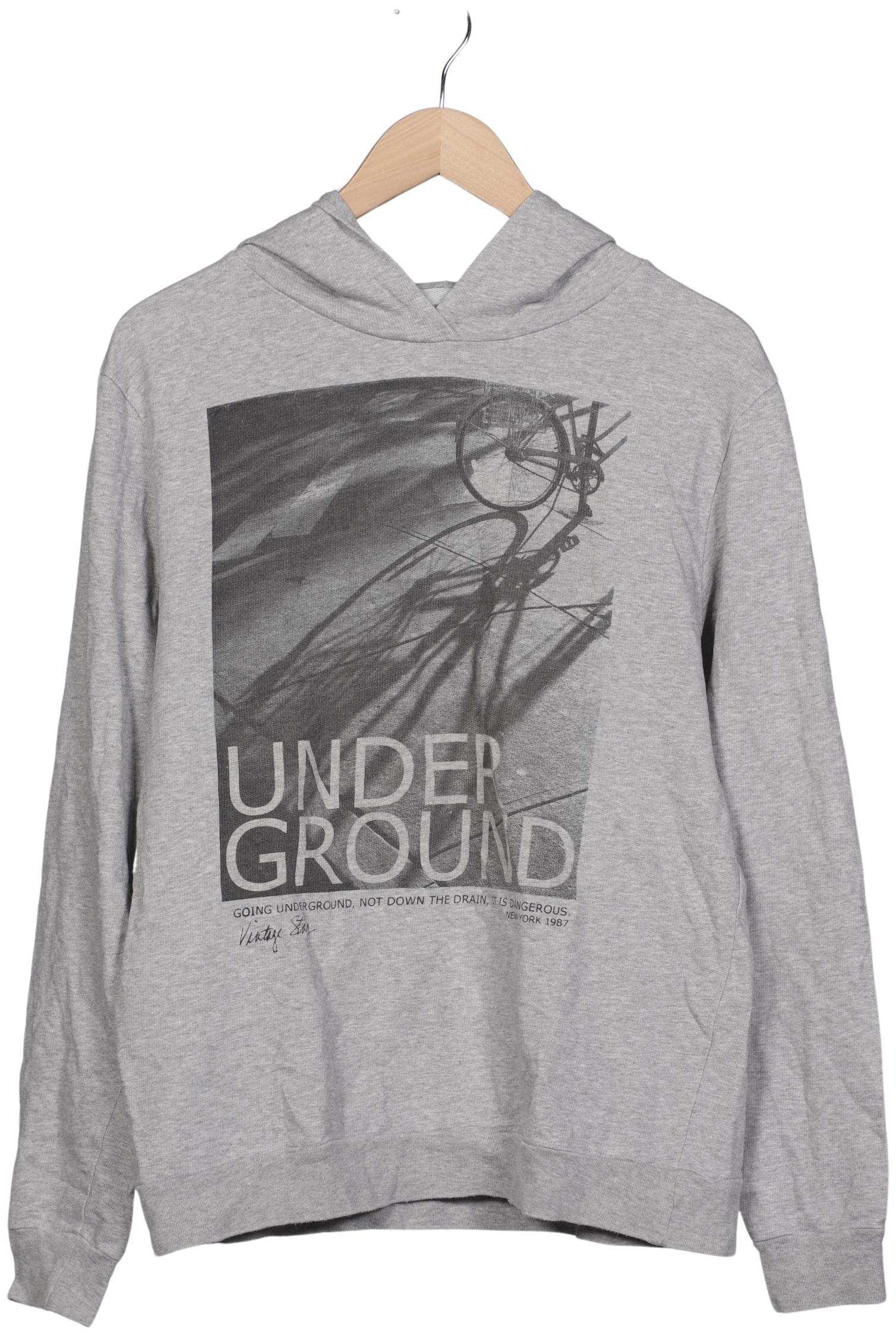 

Zara Herren Kapuzenpullover, grau, Gr. 52