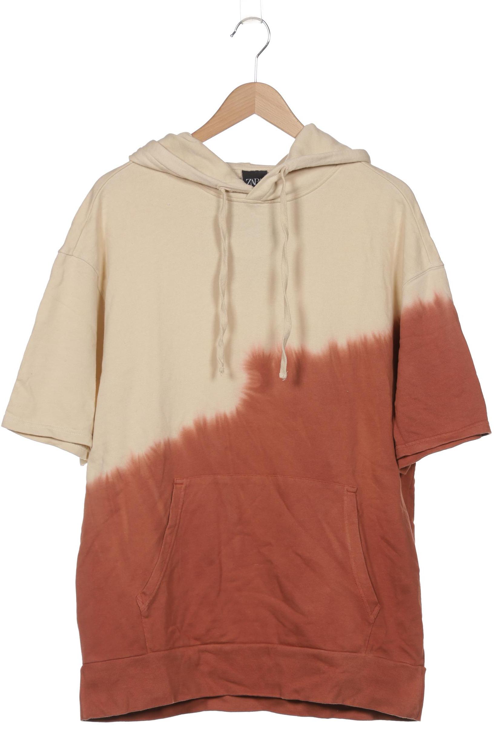 

Zara Herren Kapuzenpullover, orange, Gr. 48