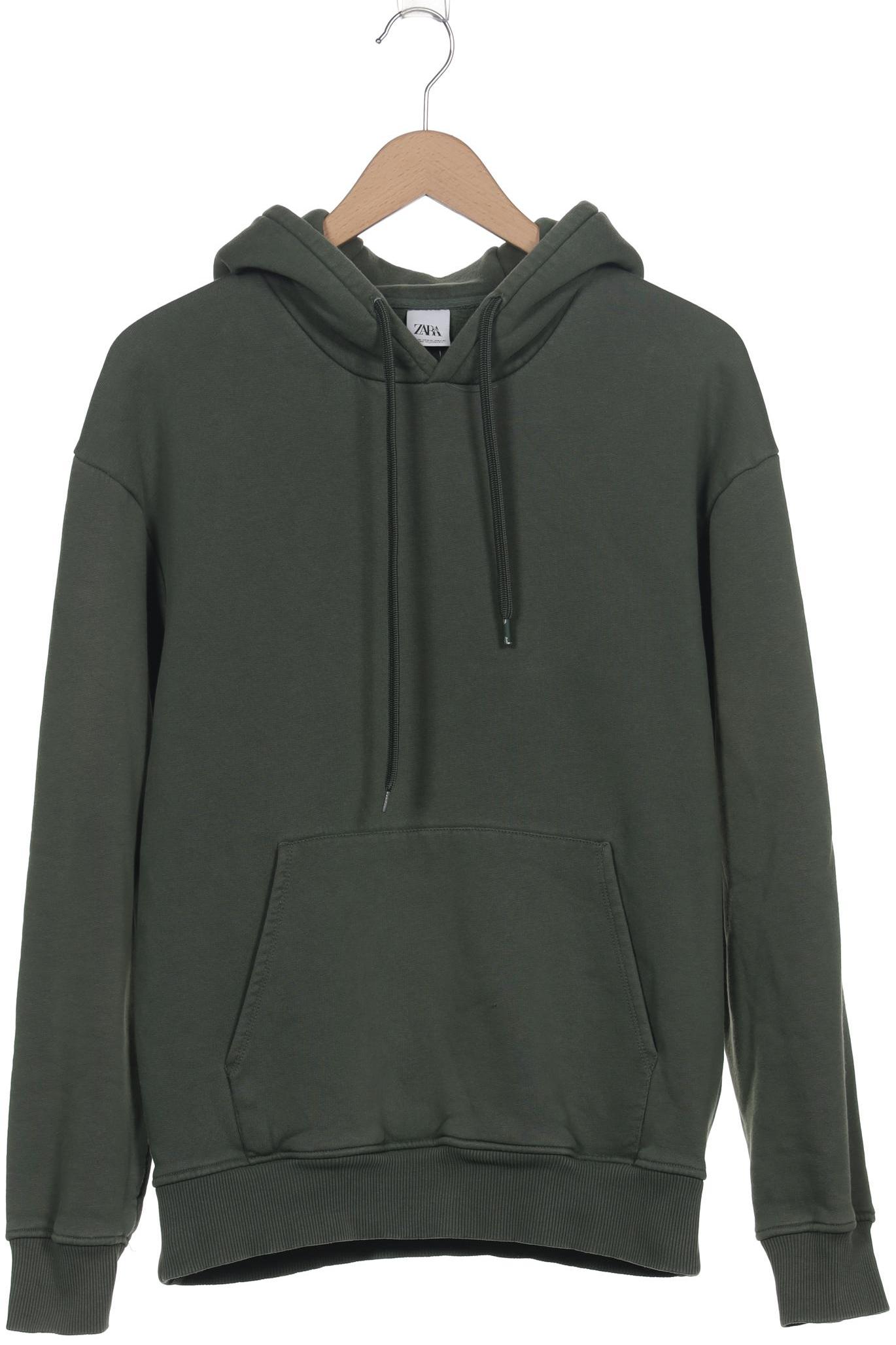 

Zara Herren Kapuzenpullover, grün, Gr. 48