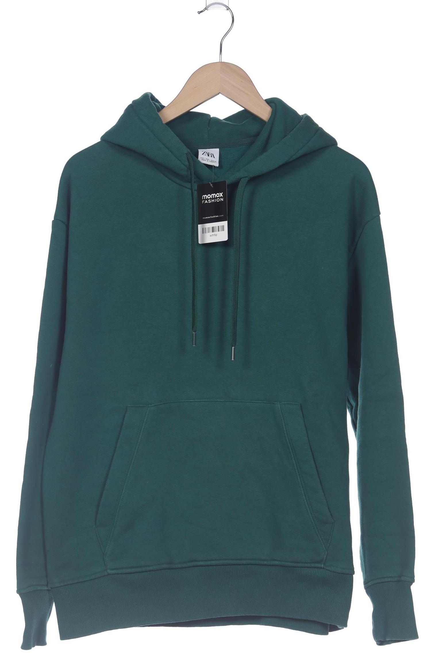 

Zara Herren Kapuzenpullover, grün, Gr. 52