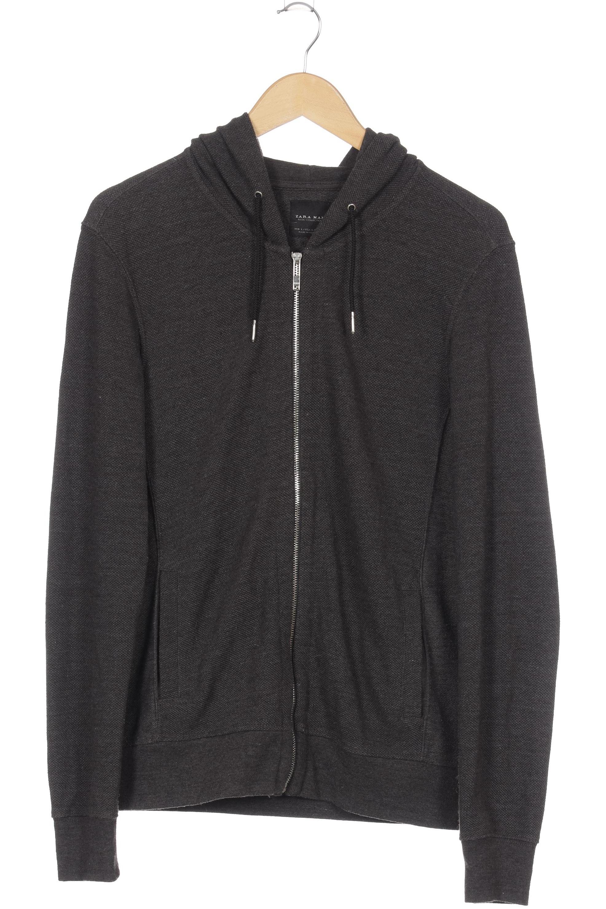 Thumbnail - Zara Herren Kapuzenpullover, grau, Gr.