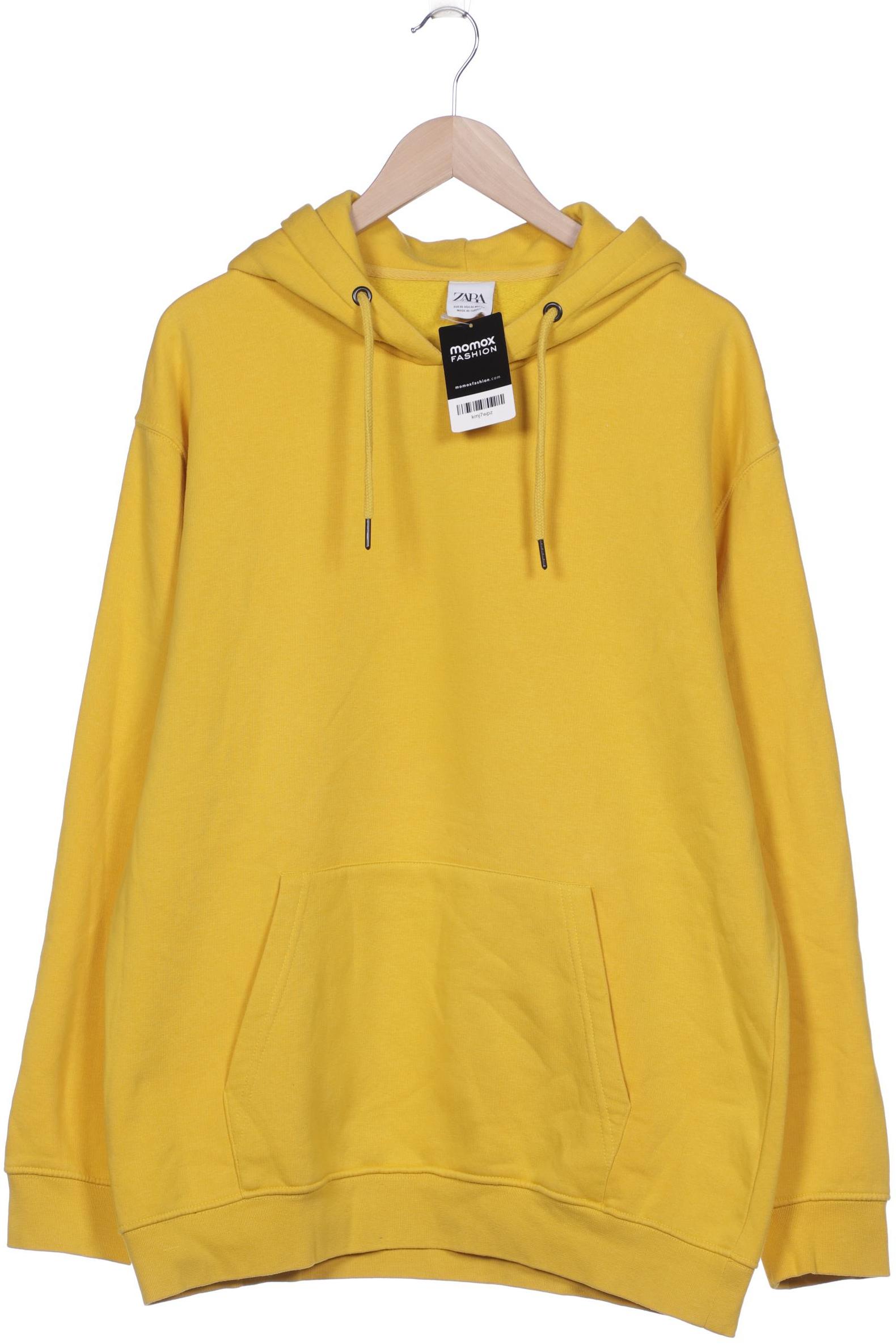 

Zara Herren Kapuzenpullover, gelb, Gr. 54