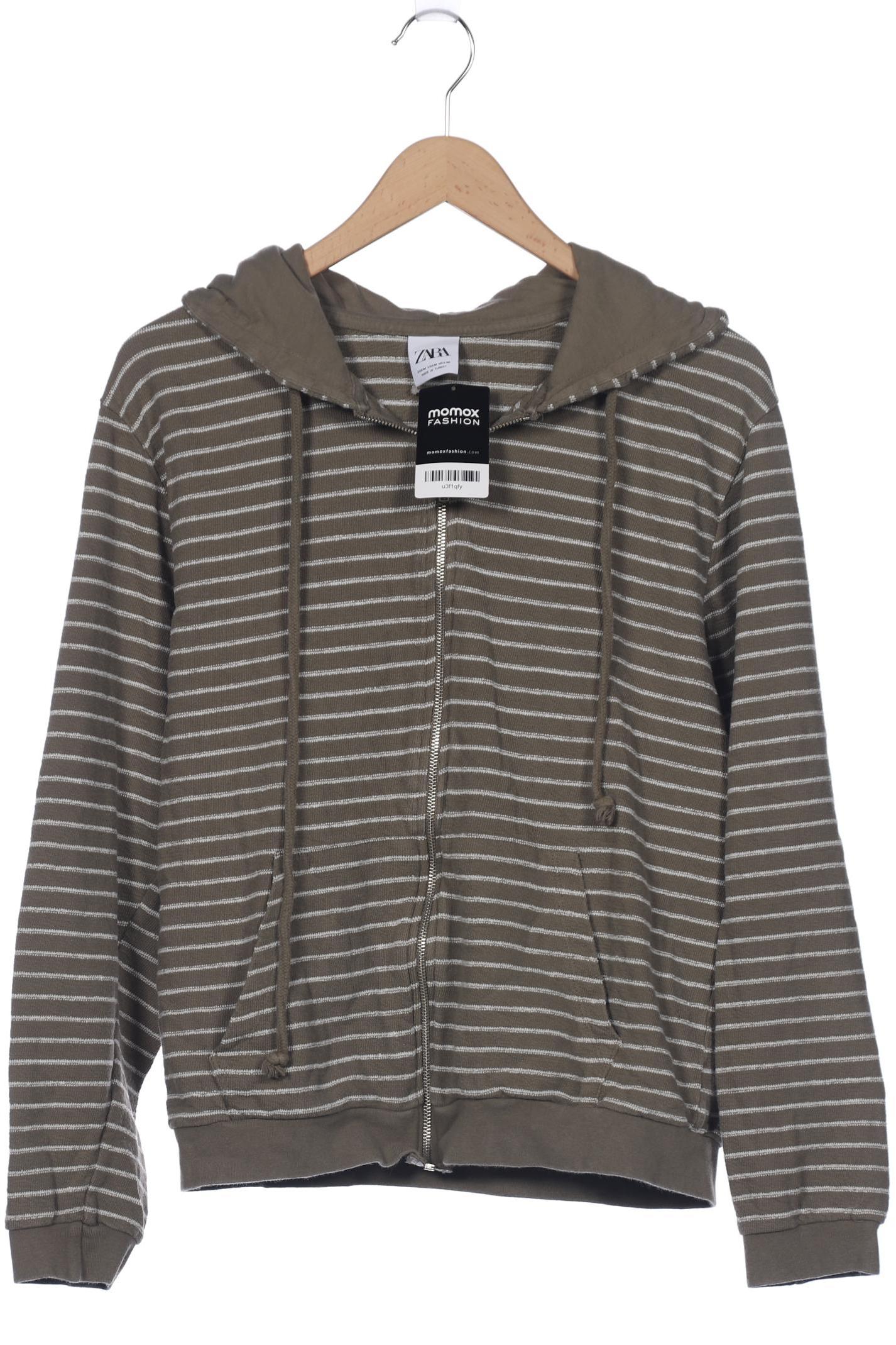 

Zara Herren Kapuzenpullover, grün, Gr. 48