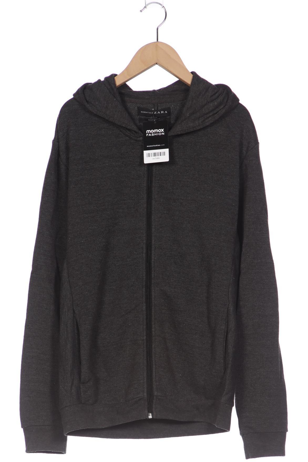 

Zara Herren Kapuzenpullover, grau, Gr. 48