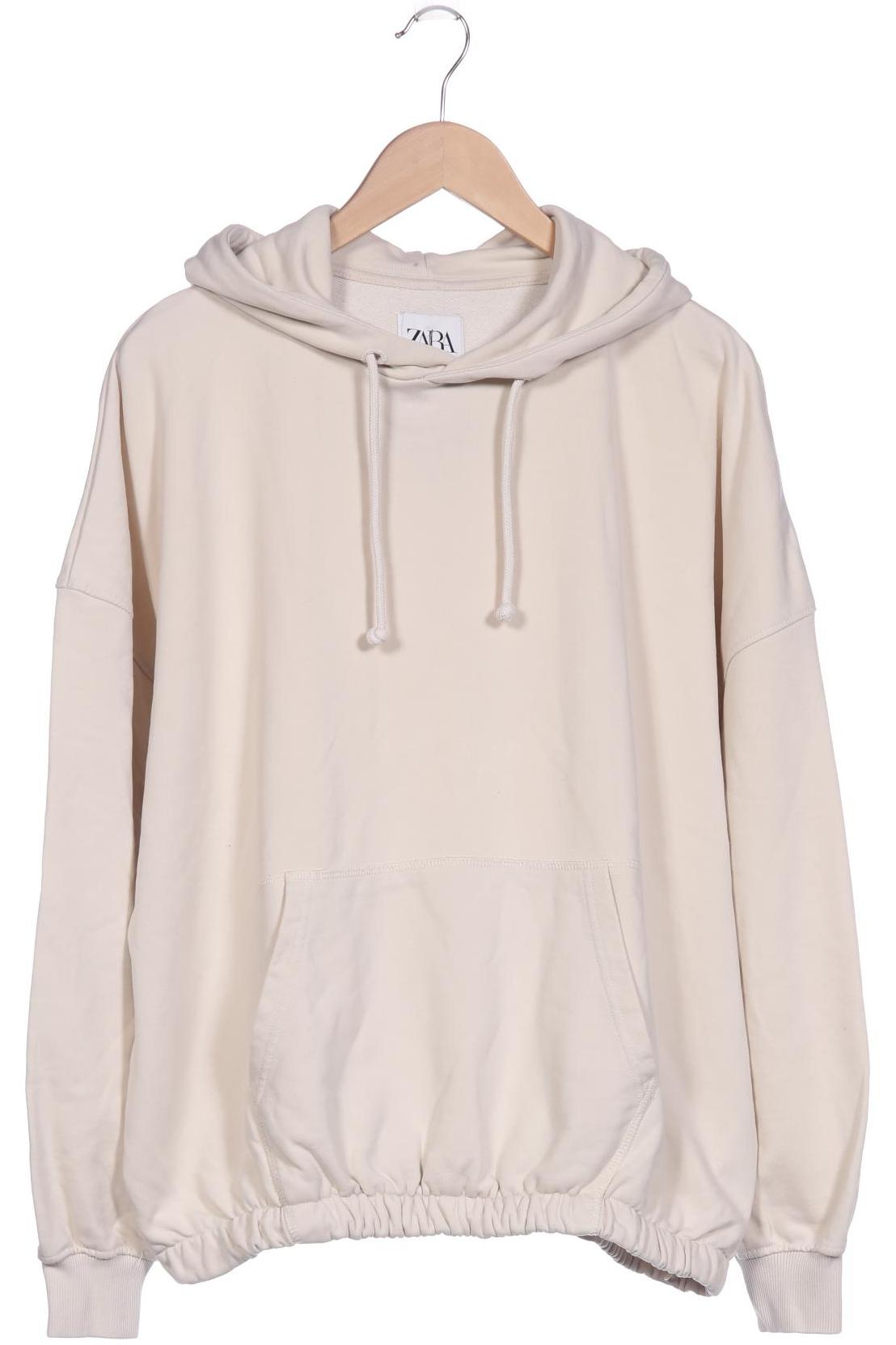 

Zara Herren Kapuzenpullover, cremeweiß, Gr. 48
