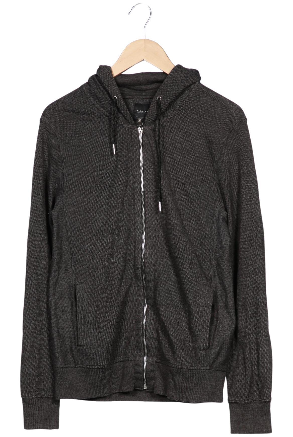 

Zara Herren Kapuzenpullover, grau, Gr. 52