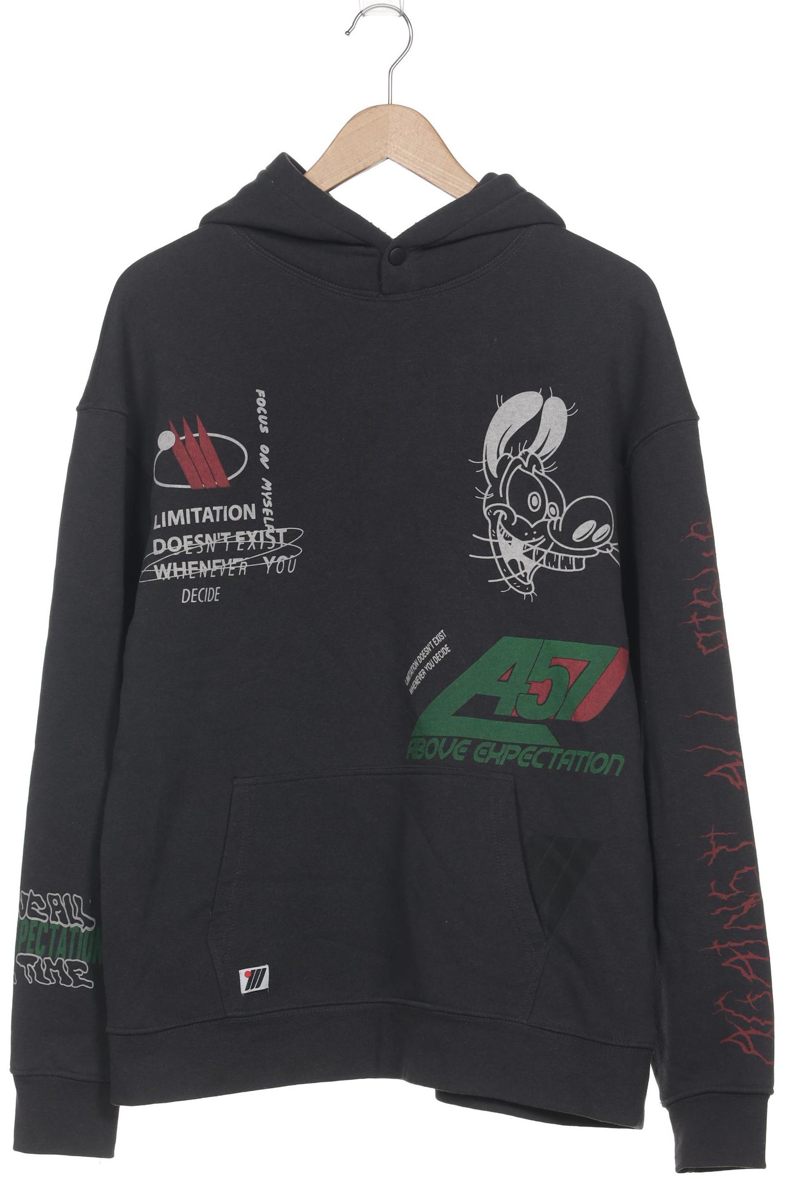 

Zara Herren Kapuzenpullover, grau, Gr. 48