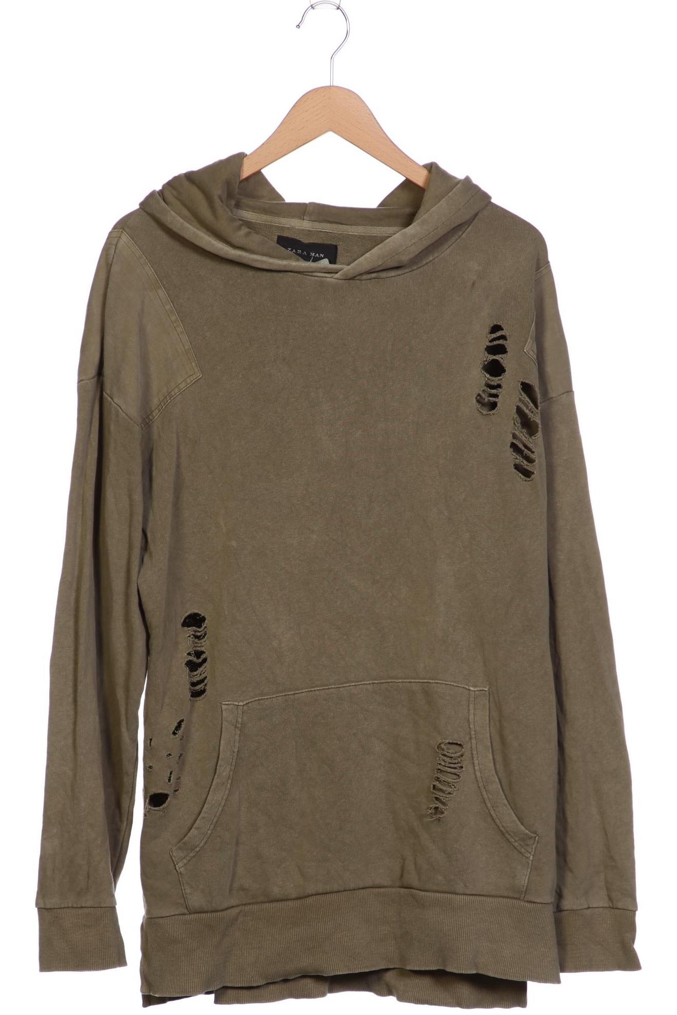 

Zara Herren Kapuzenpullover, grün, Gr. 54