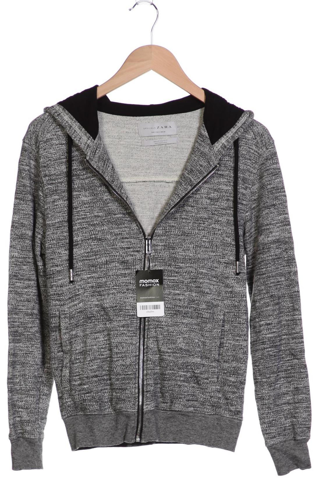 

ZARA Herren Kapuzenpullover, grau