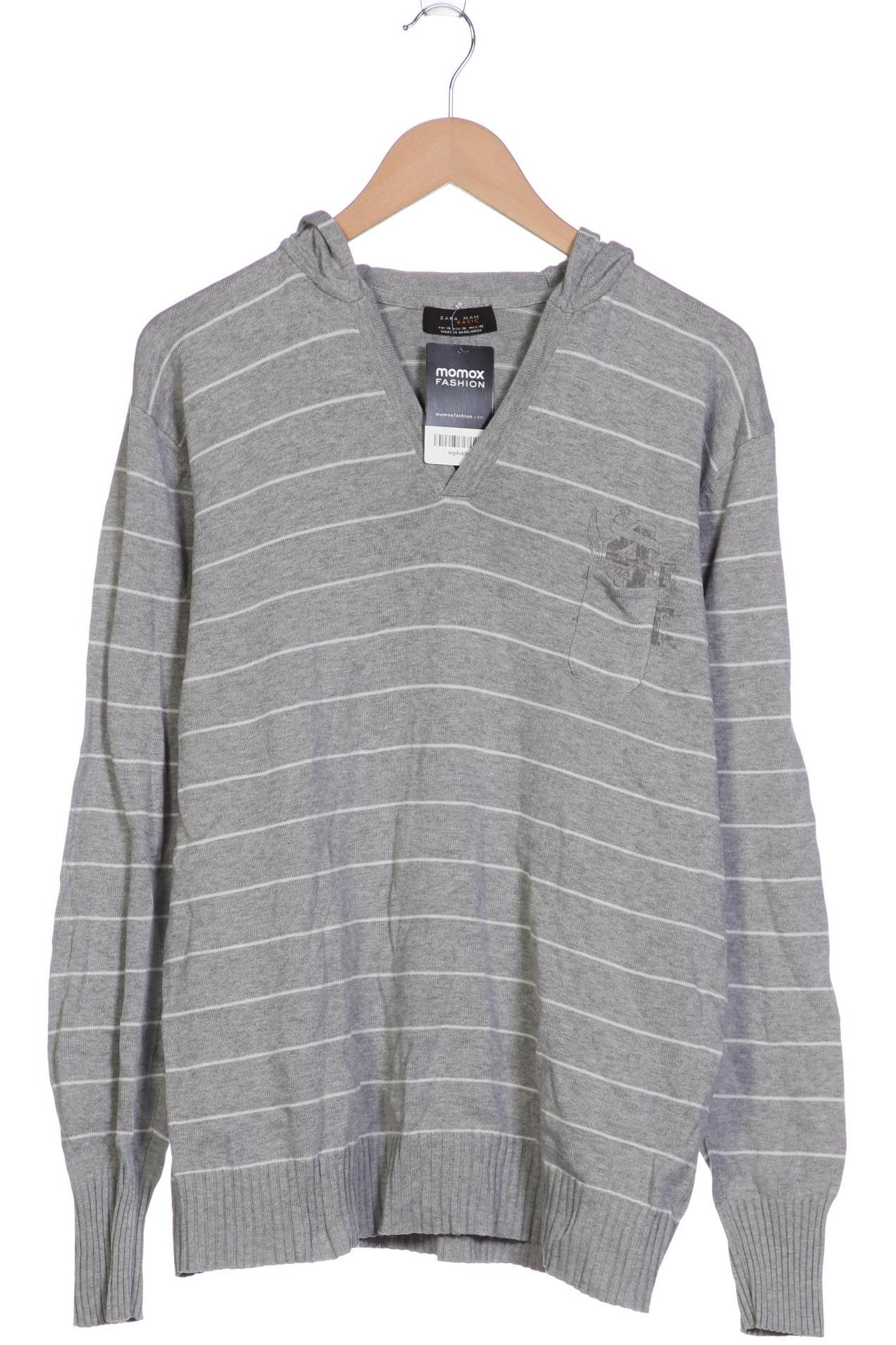 

Zara Herren Kapuzenpullover, grau, Gr. 54