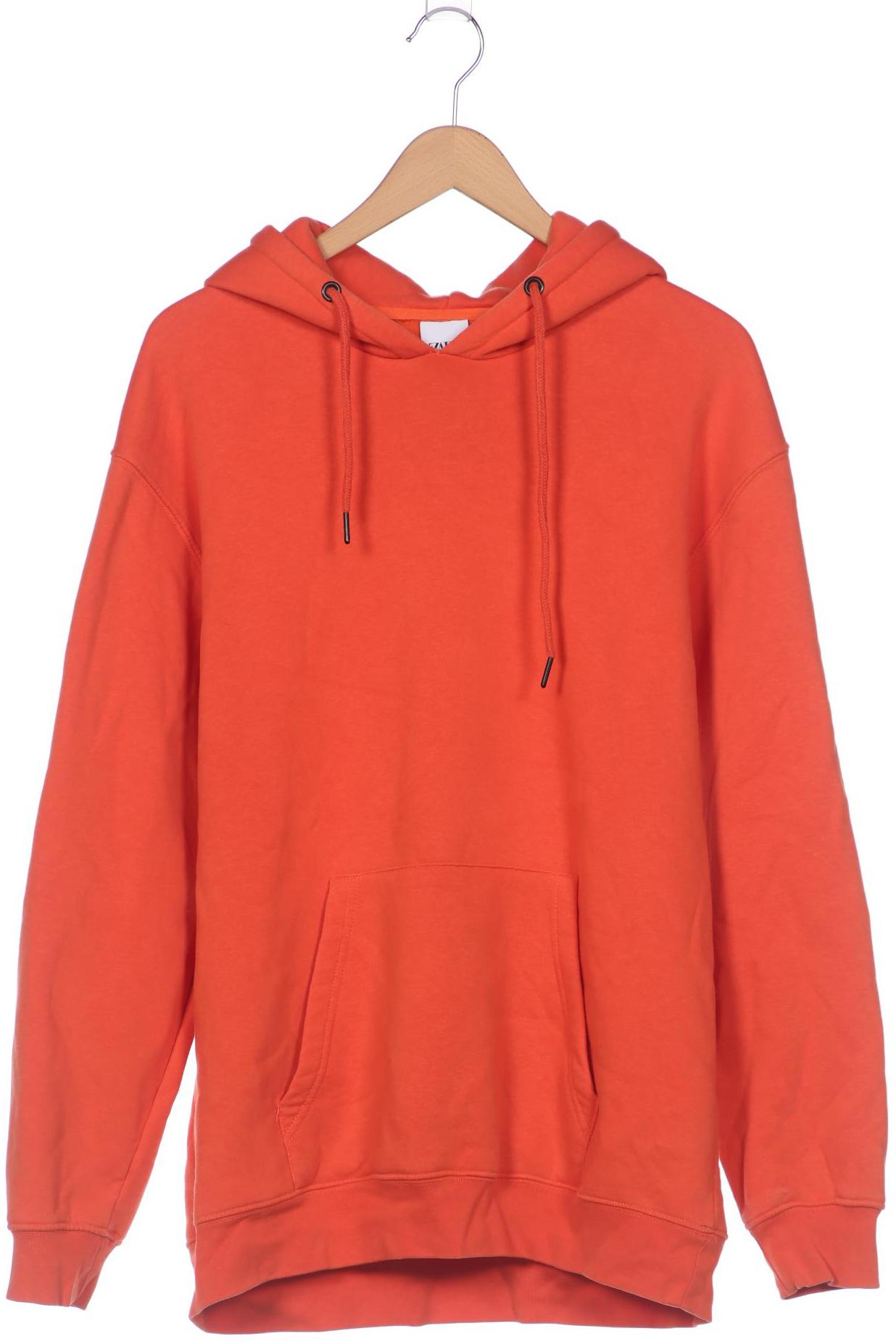 

Zara Herren Kapuzenpullover, orange, Gr. 52