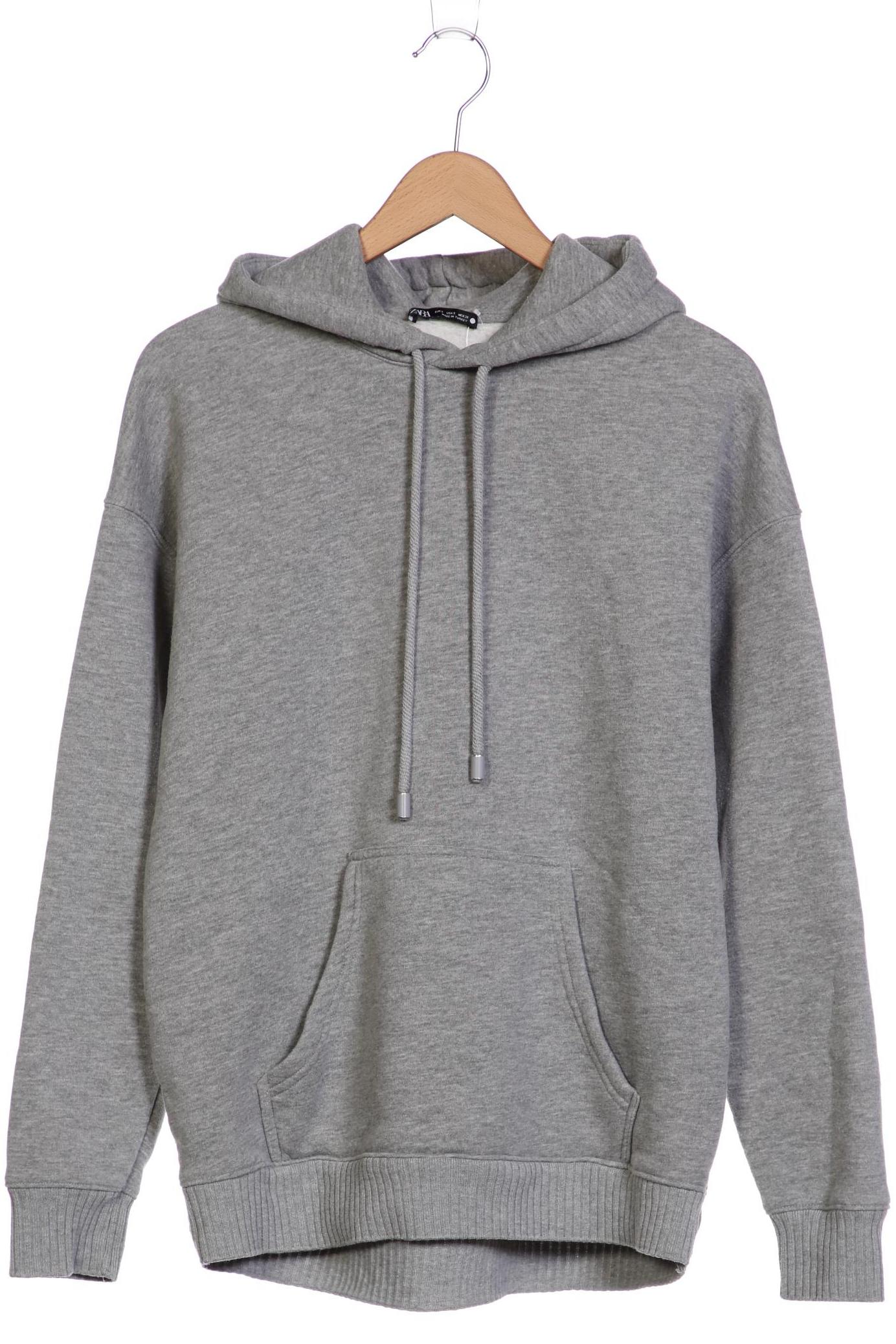 

ZARA Herren Kapuzenpullover, grau