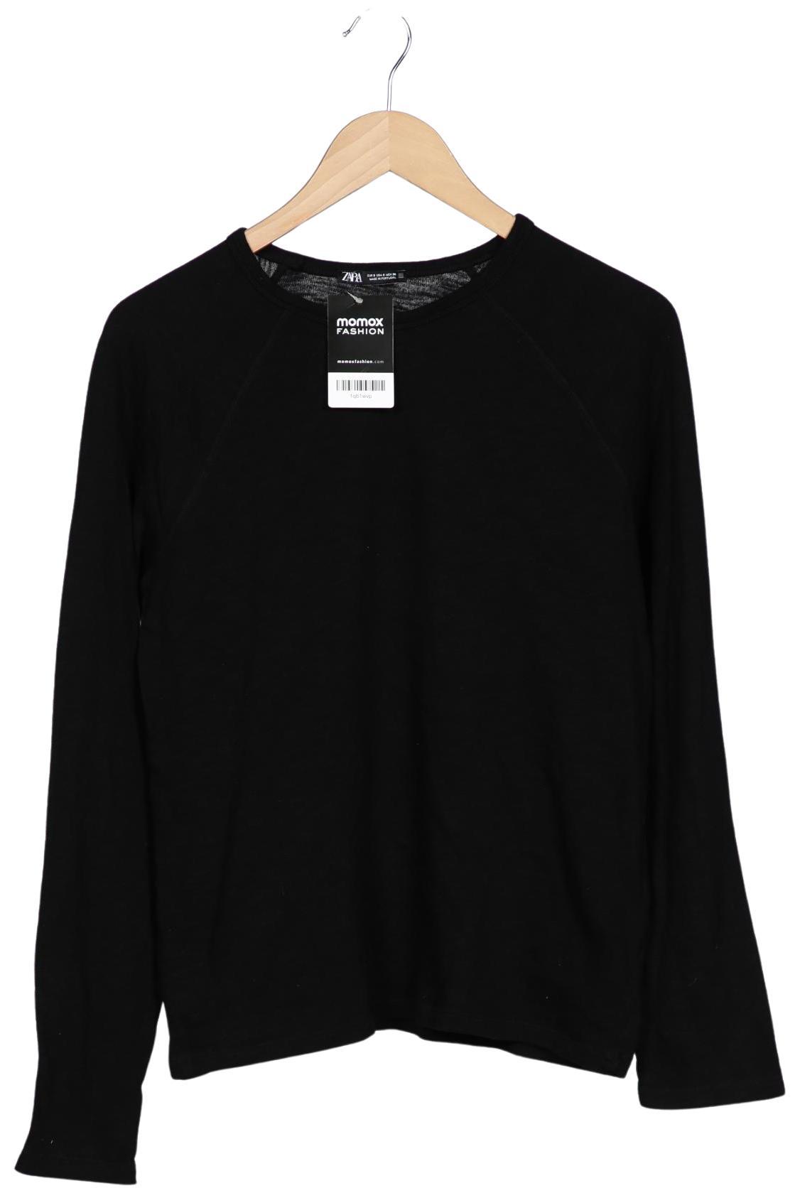 

Zara Herren Langarmshirt, schwarz, Gr. 46