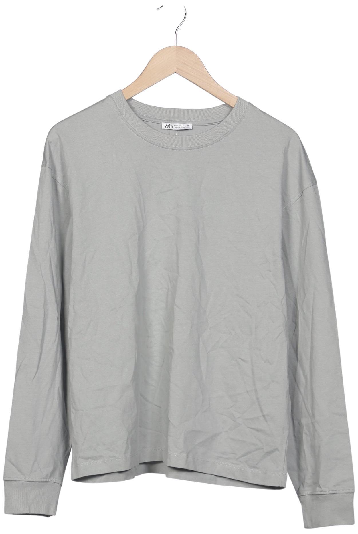 

Zara Herren Langarmshirt, grau, Gr. 48
