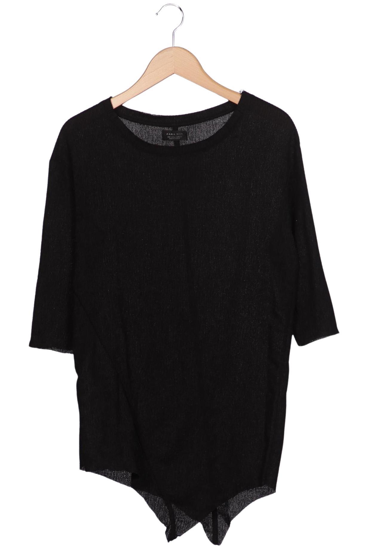 

Zara Herren Langarmshirt, schwarz, Gr. 46