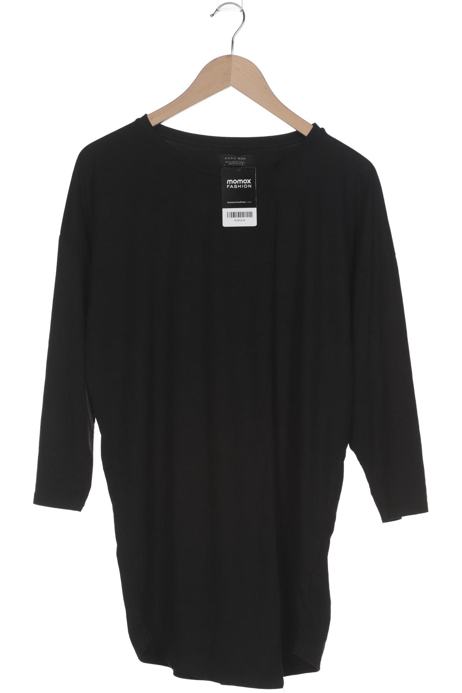 

Zara Herren Langarmshirt, schwarz, Gr. 54