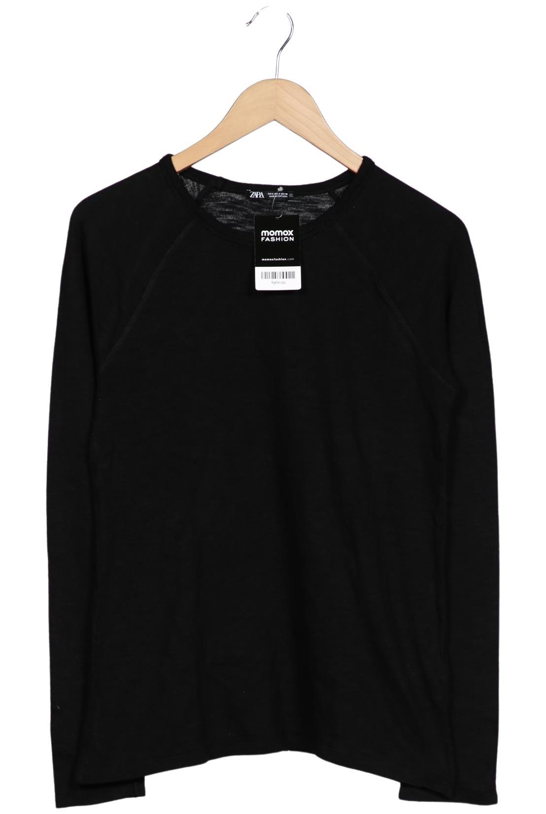 

Zara Herren Langarmshirt, schwarz, Gr. 46