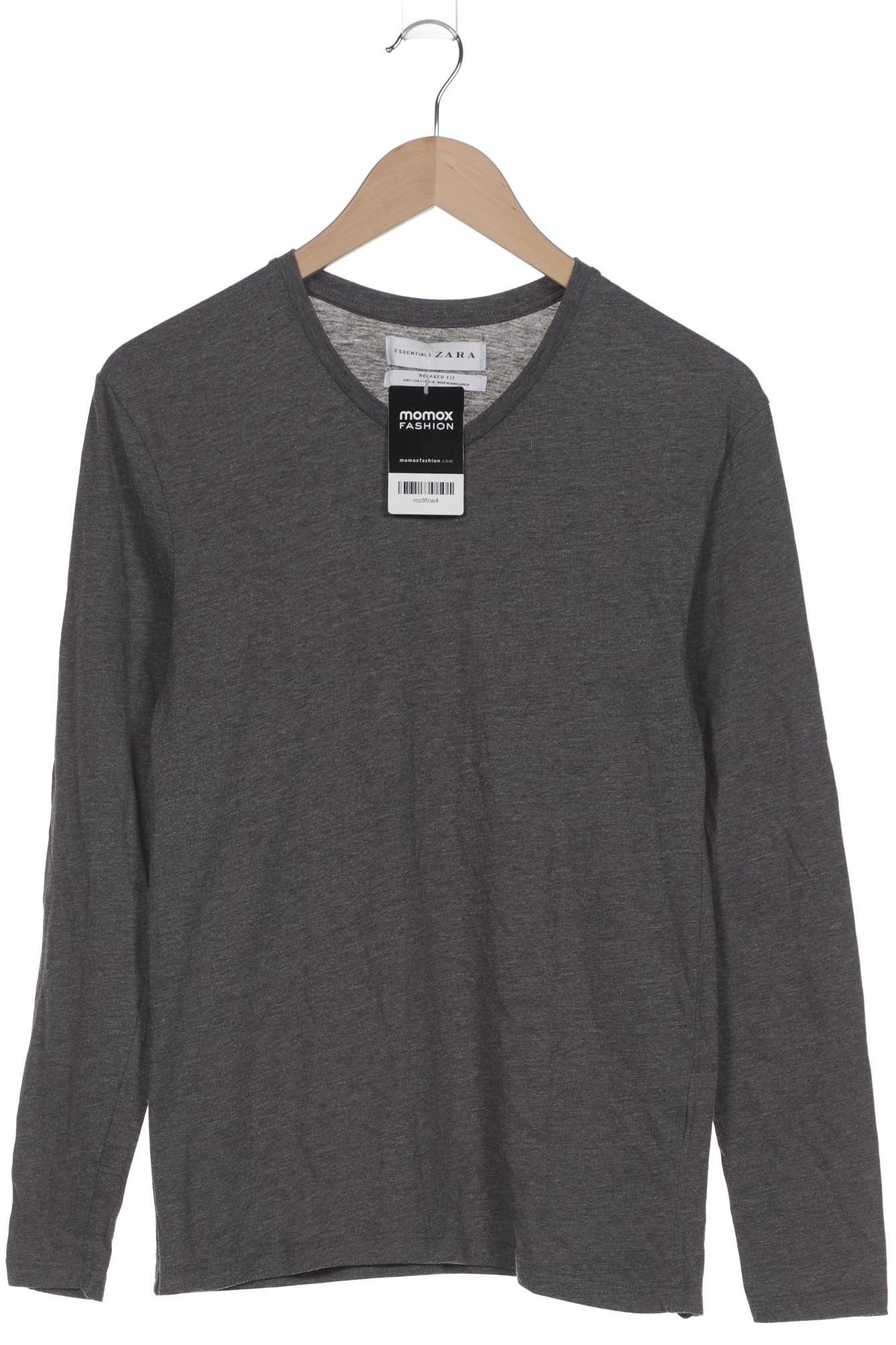 

Zara Herren Langarmshirt, grau, Gr. 46