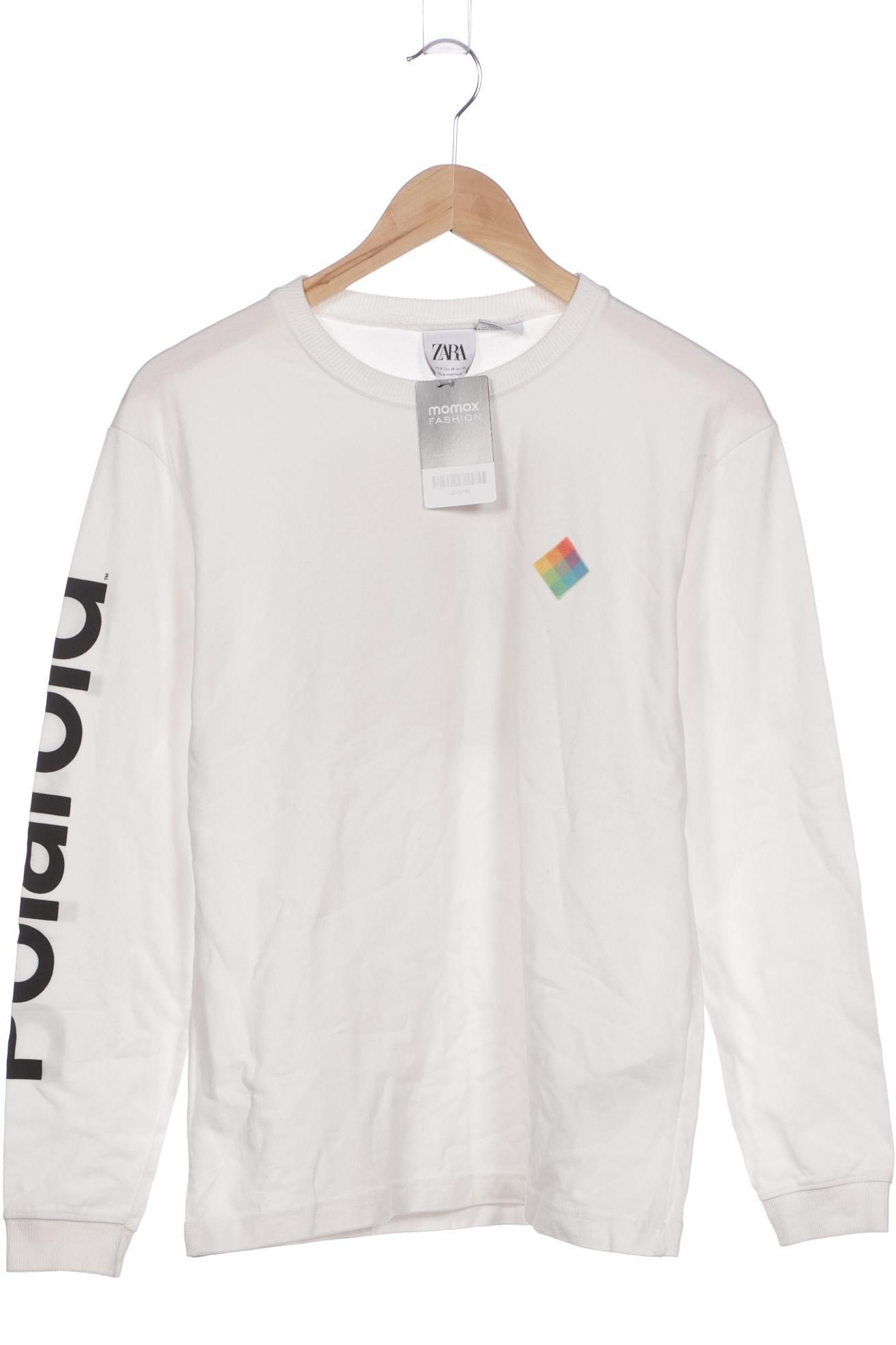 

Zara Herren Langarmshirt, weiß, Gr. 48
