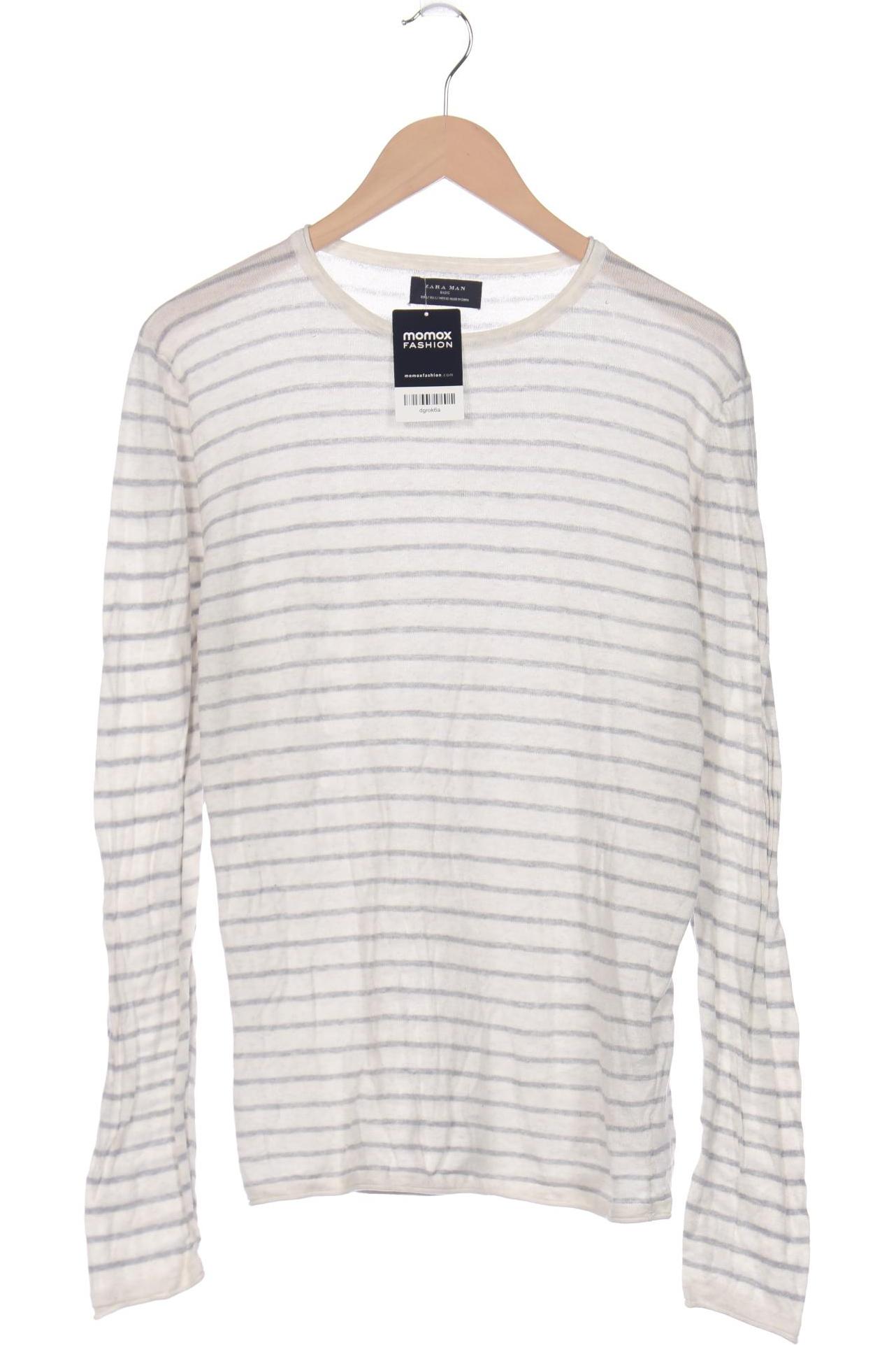 

Zara Herren Langarmshirt, weiß, Gr. 52